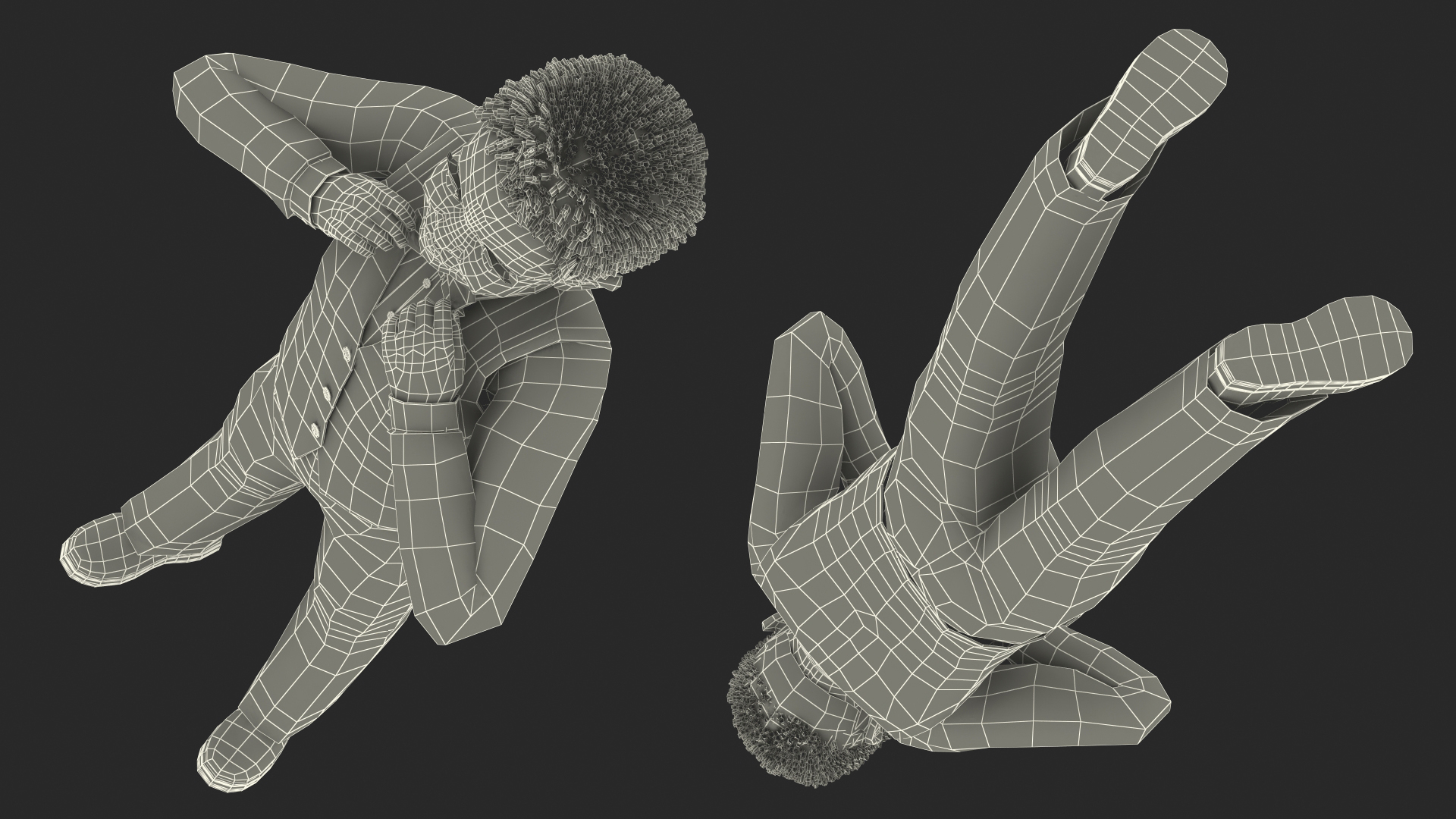 Black Child Boy Party Style 3D