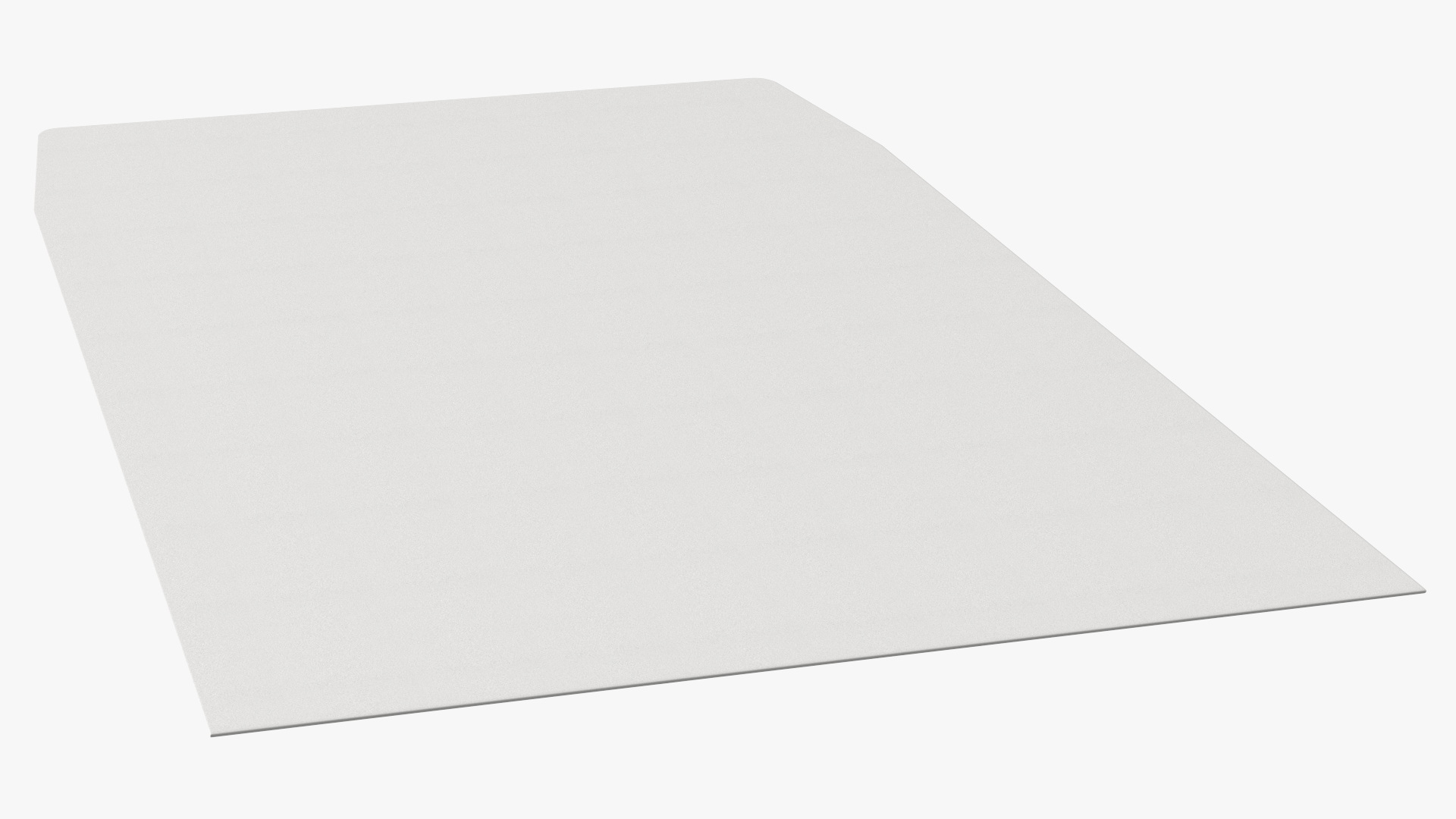 Paper Pocket Envelope White 3D