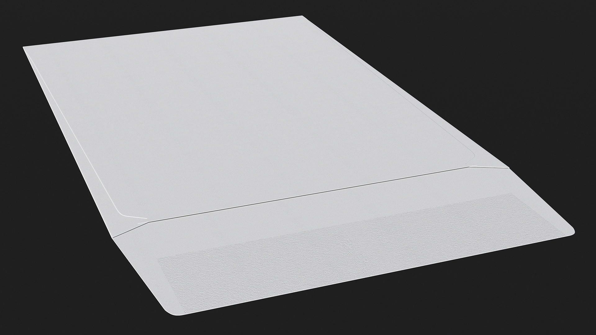 Paper Pocket Envelope White 3D