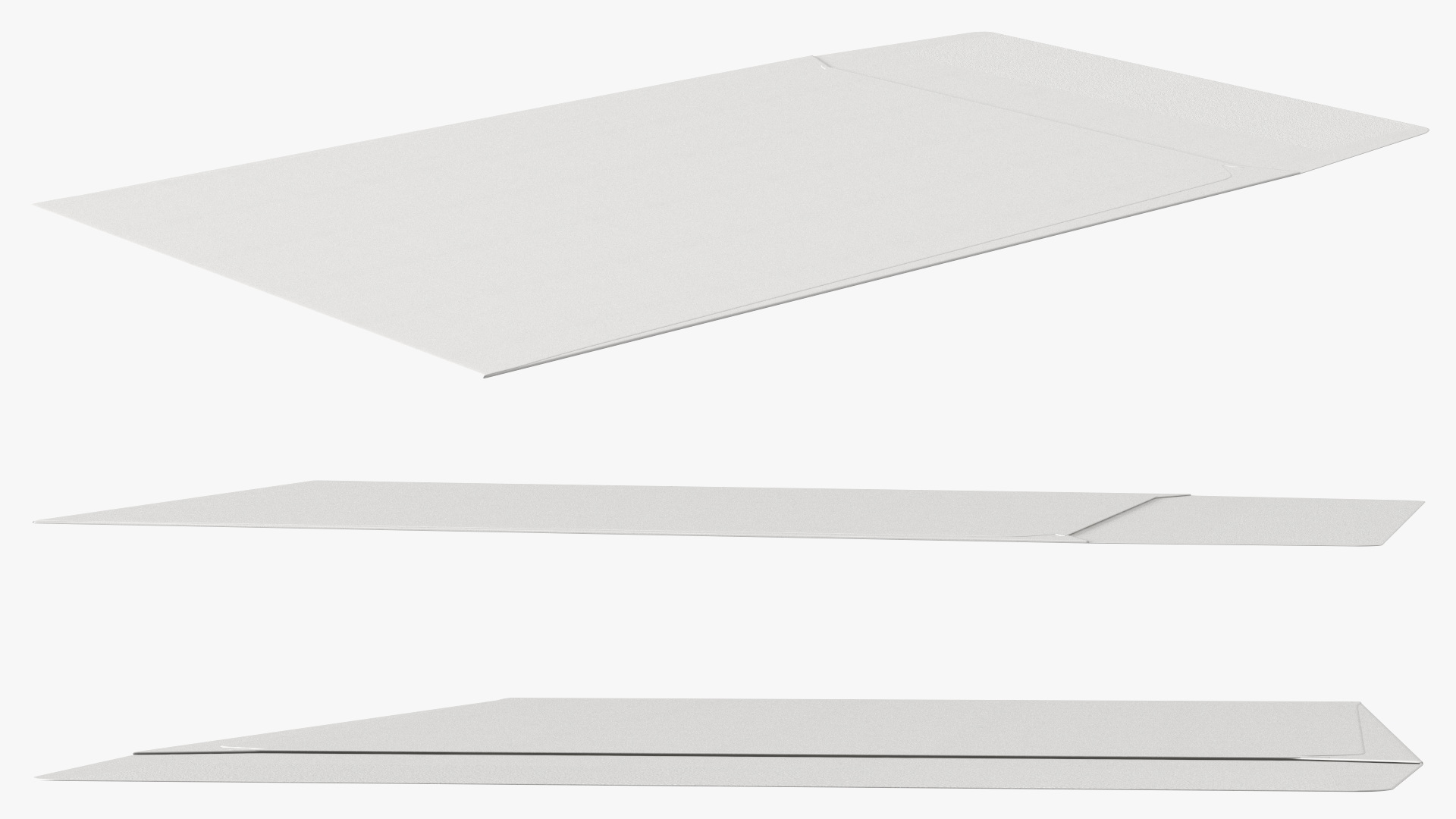 Paper Pocket Envelope White 3D