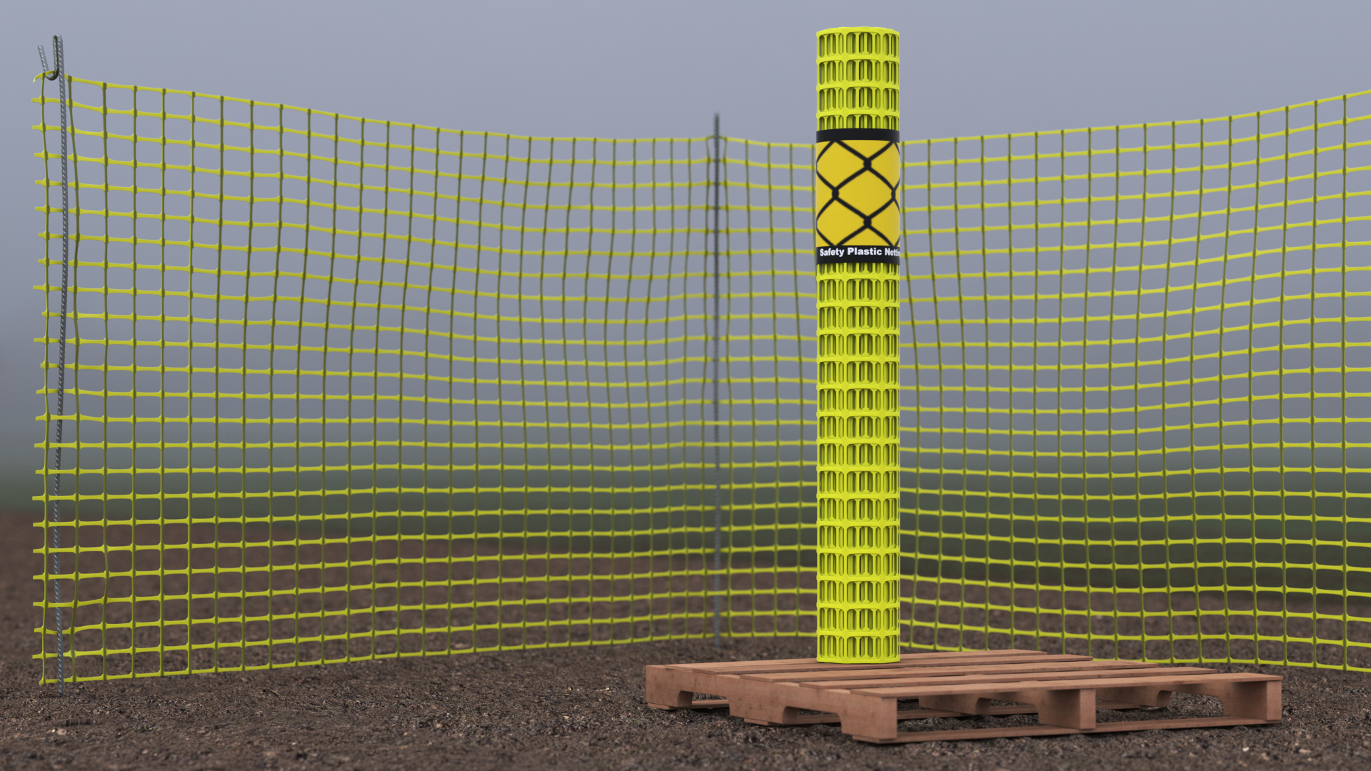 Safety Plastic Netting Roll, view 4