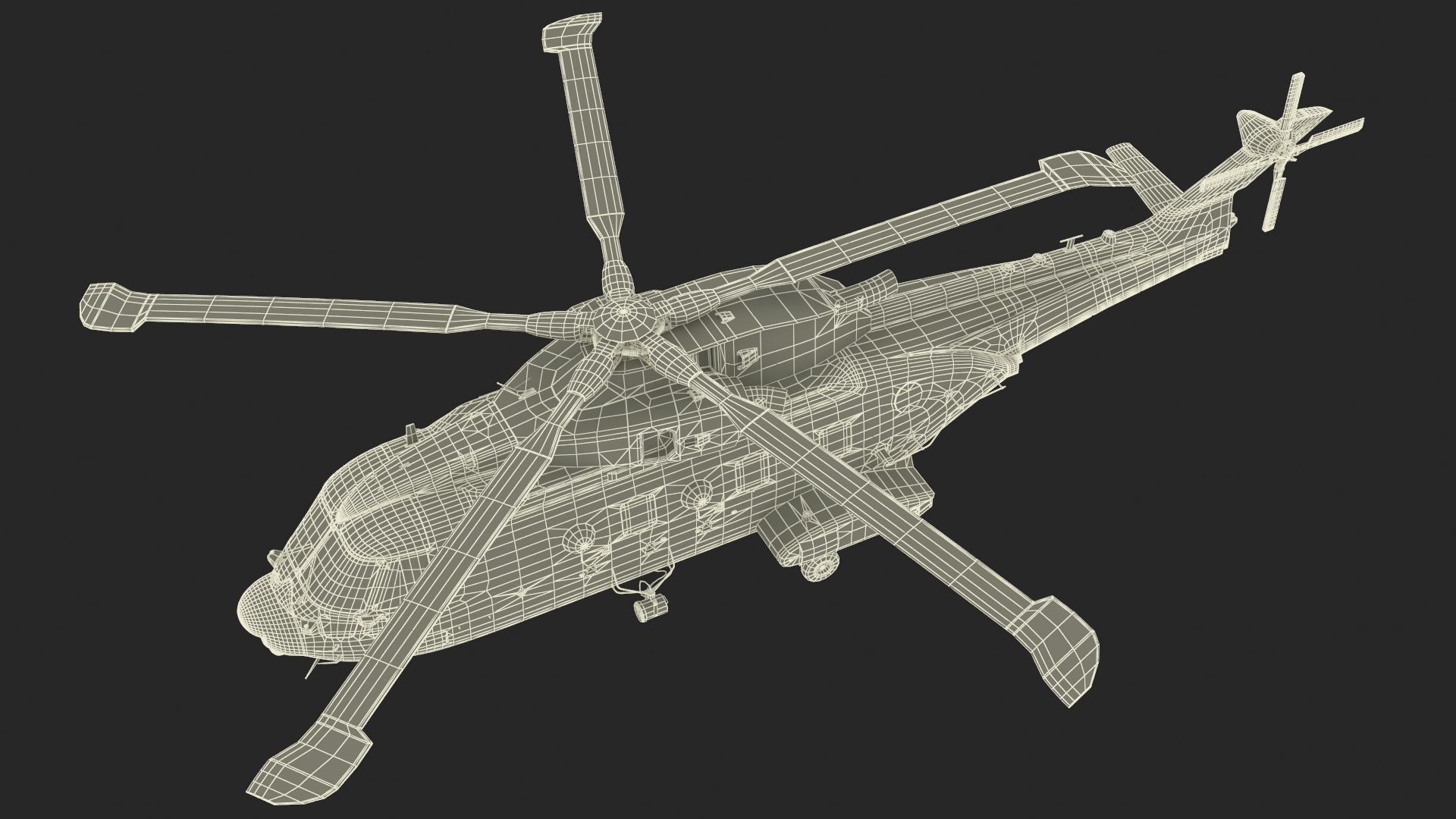 3D model F101 Alvaro de Bazan Class Frigate with Helicopter