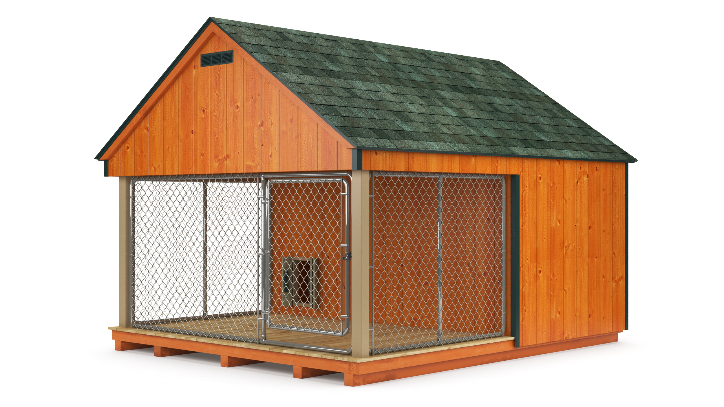 3D Outdoor Dog Kennel model