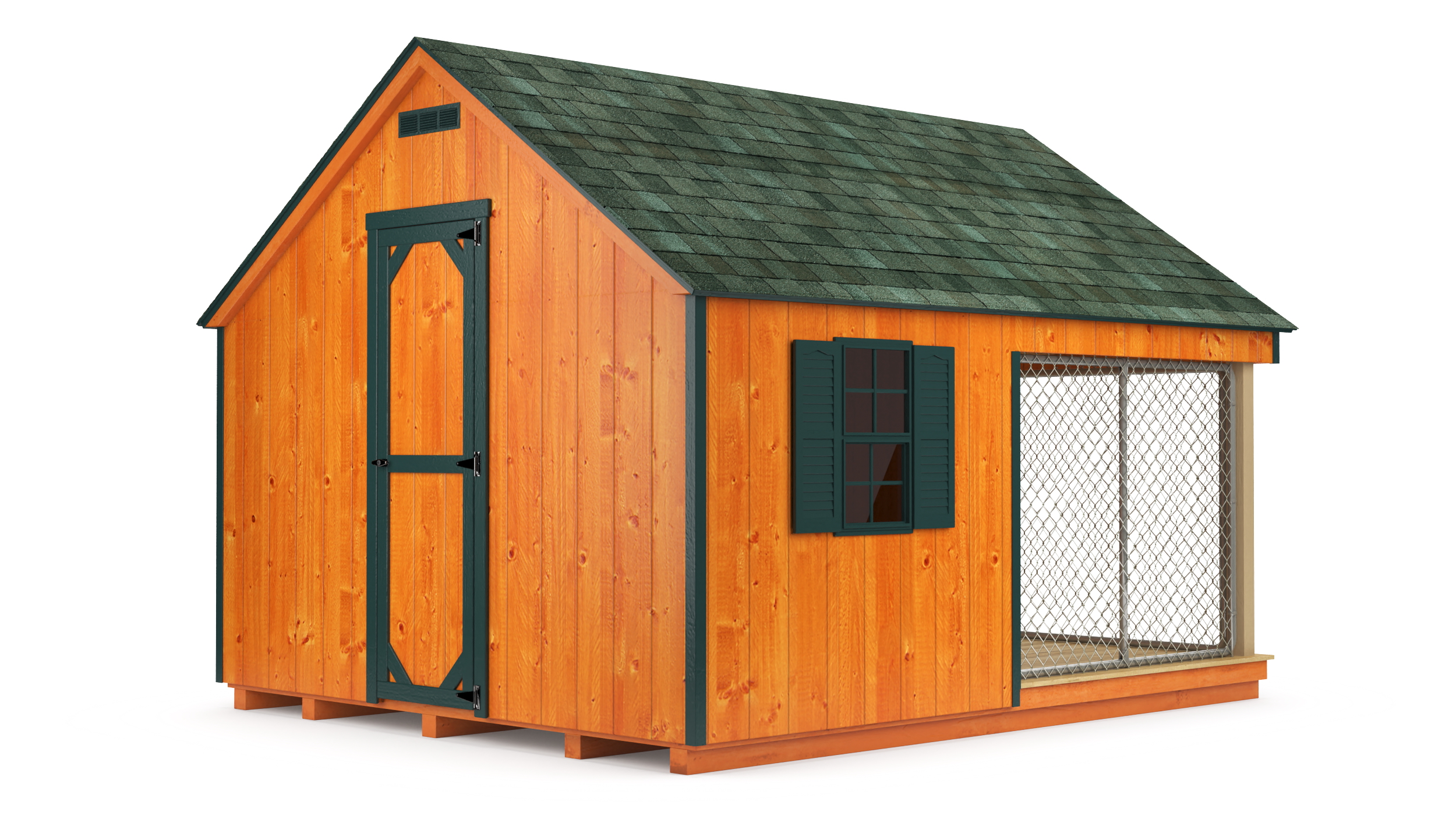 3D Outdoor Dog Kennel model