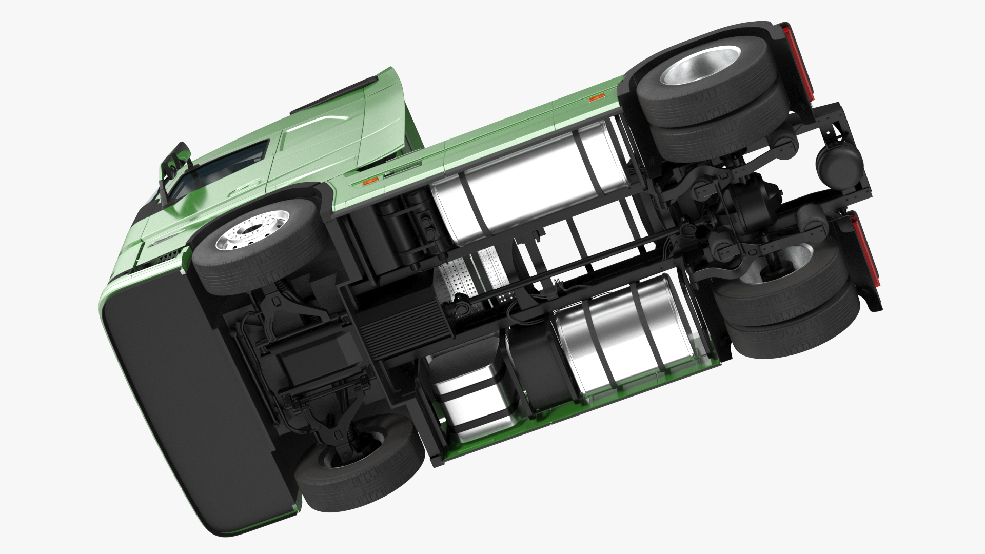Cabover 4x2 Lorry 3D