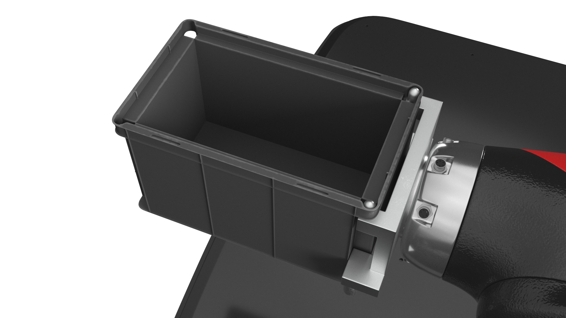 3D model Mobile Robot Hand with Special Box Rigged for Maya