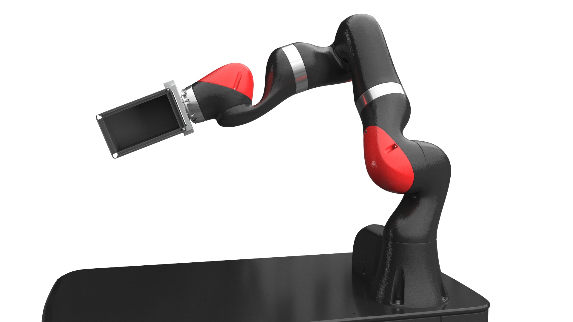 3D model Mobile Robot Hand with Special Box Rigged for Maya