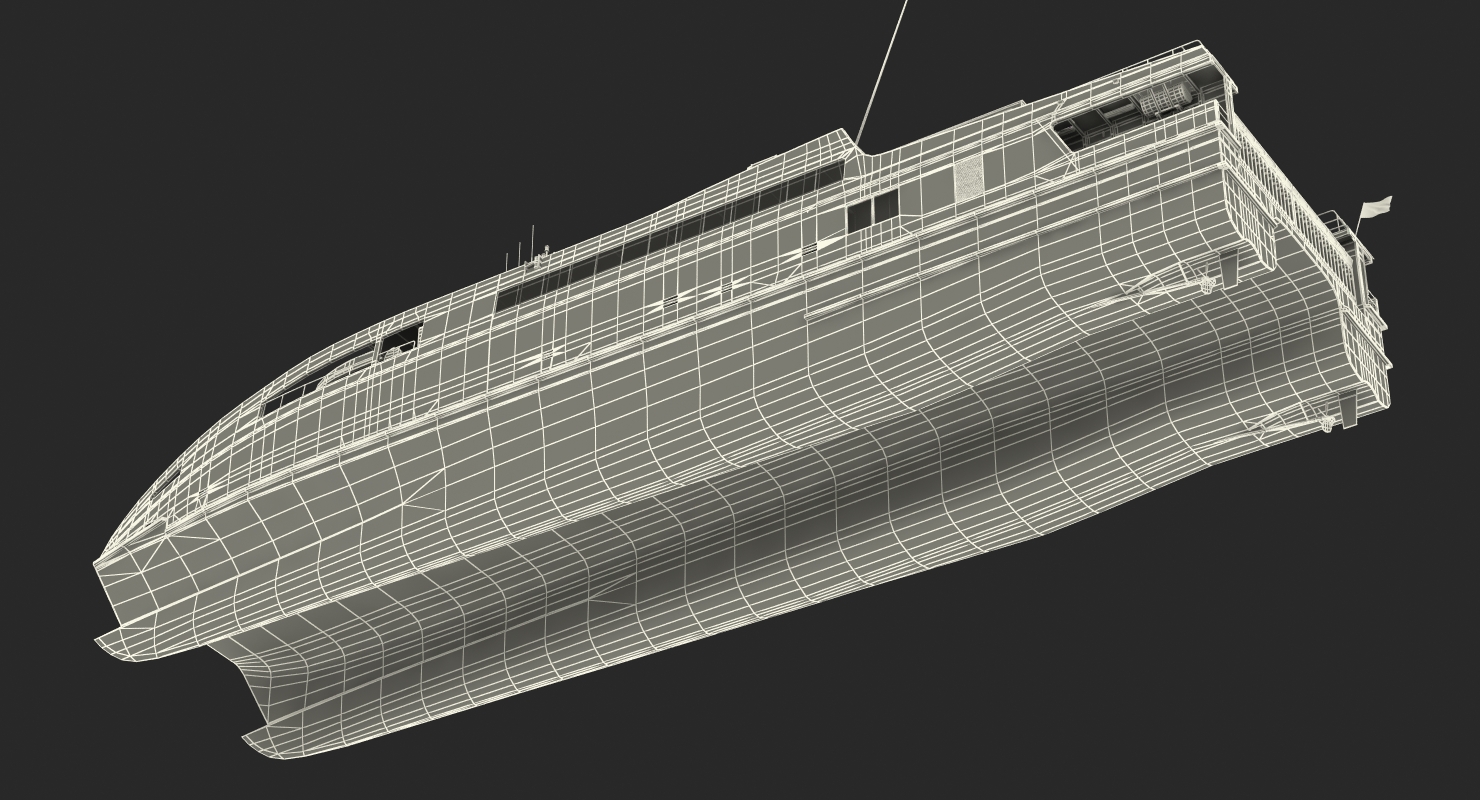 3D model Ferry Catamaran