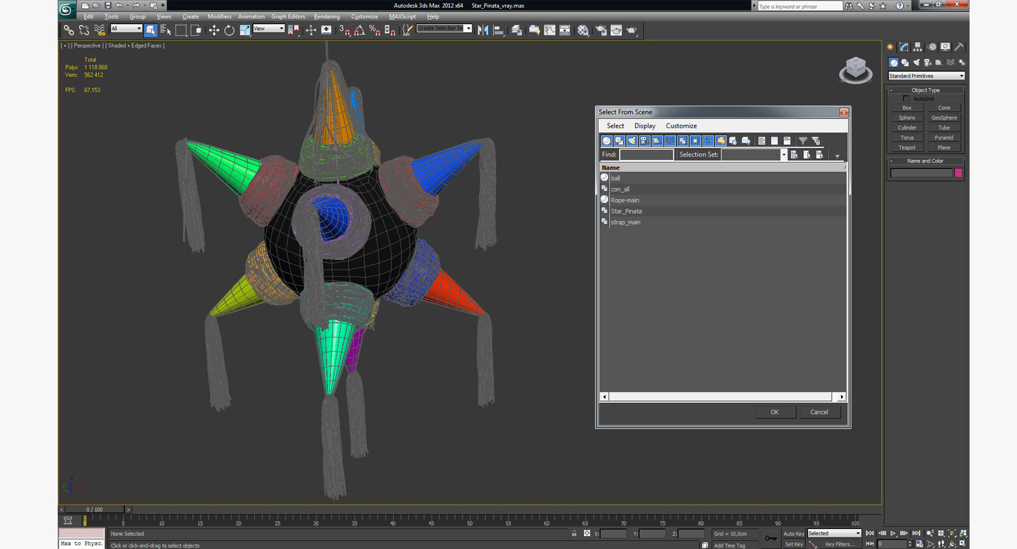 3D Star Pinata