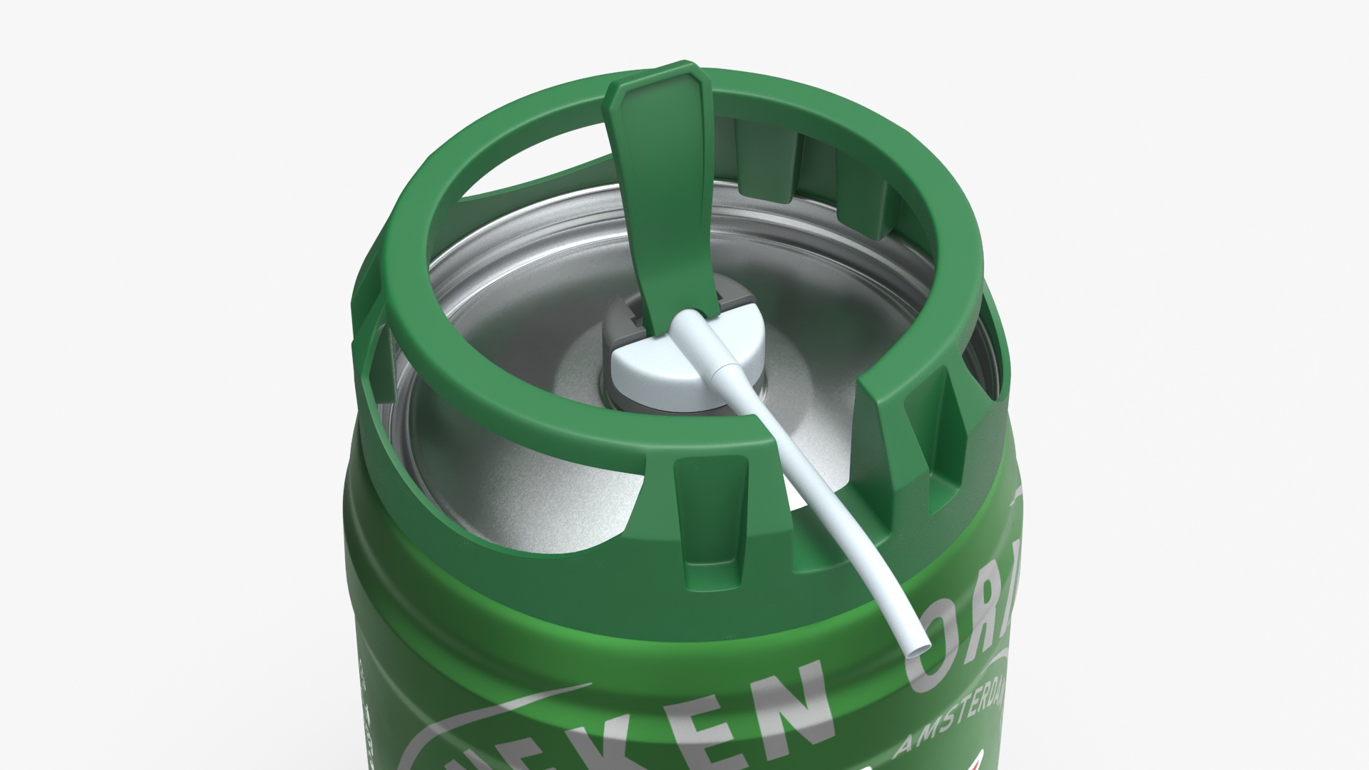 3D Heiniken Beer 5 Liter Barrel model