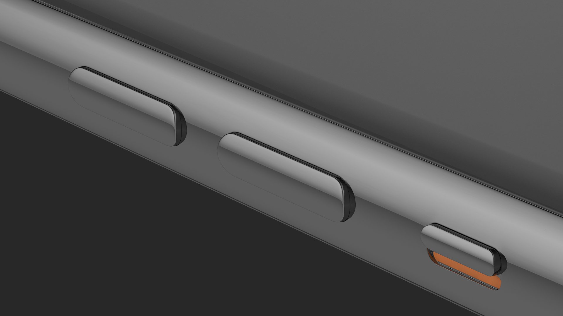 3D iPhone 11 Pro Max Space Grey model