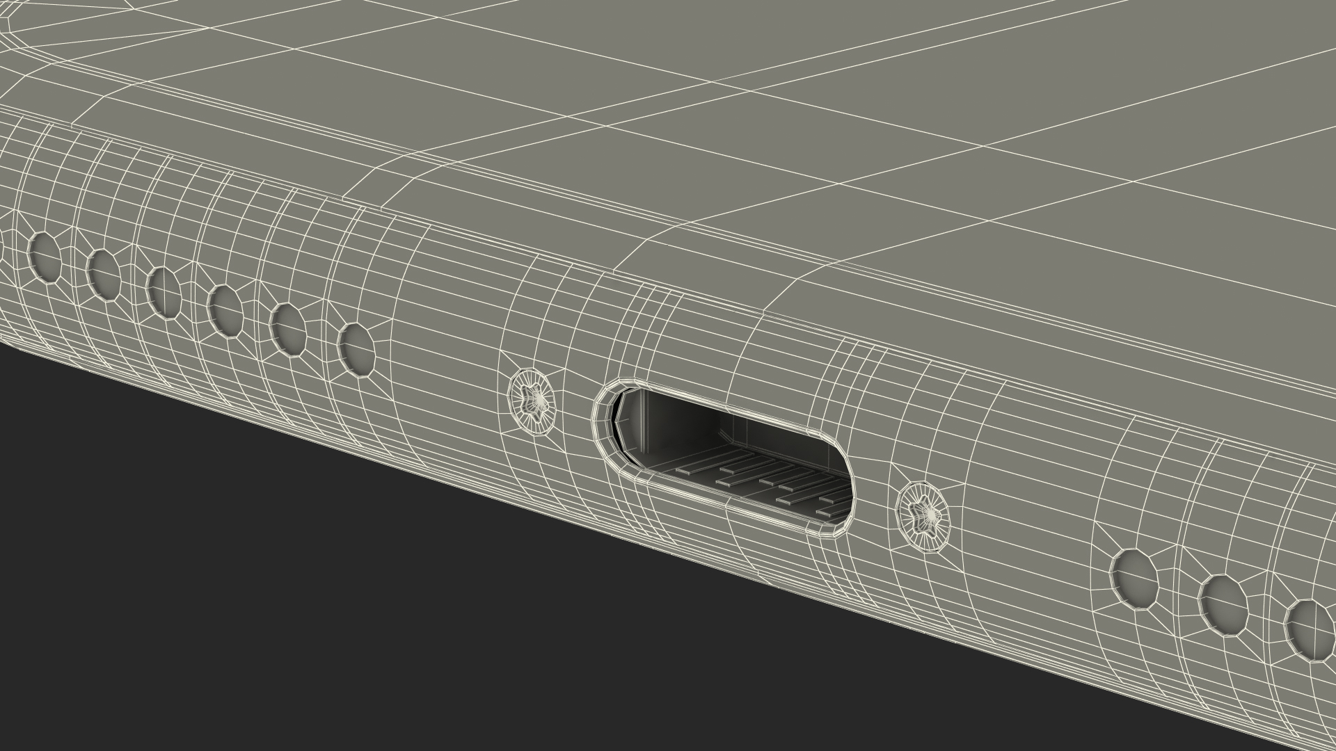 3D iPhone 11 Pro Max Space Grey model