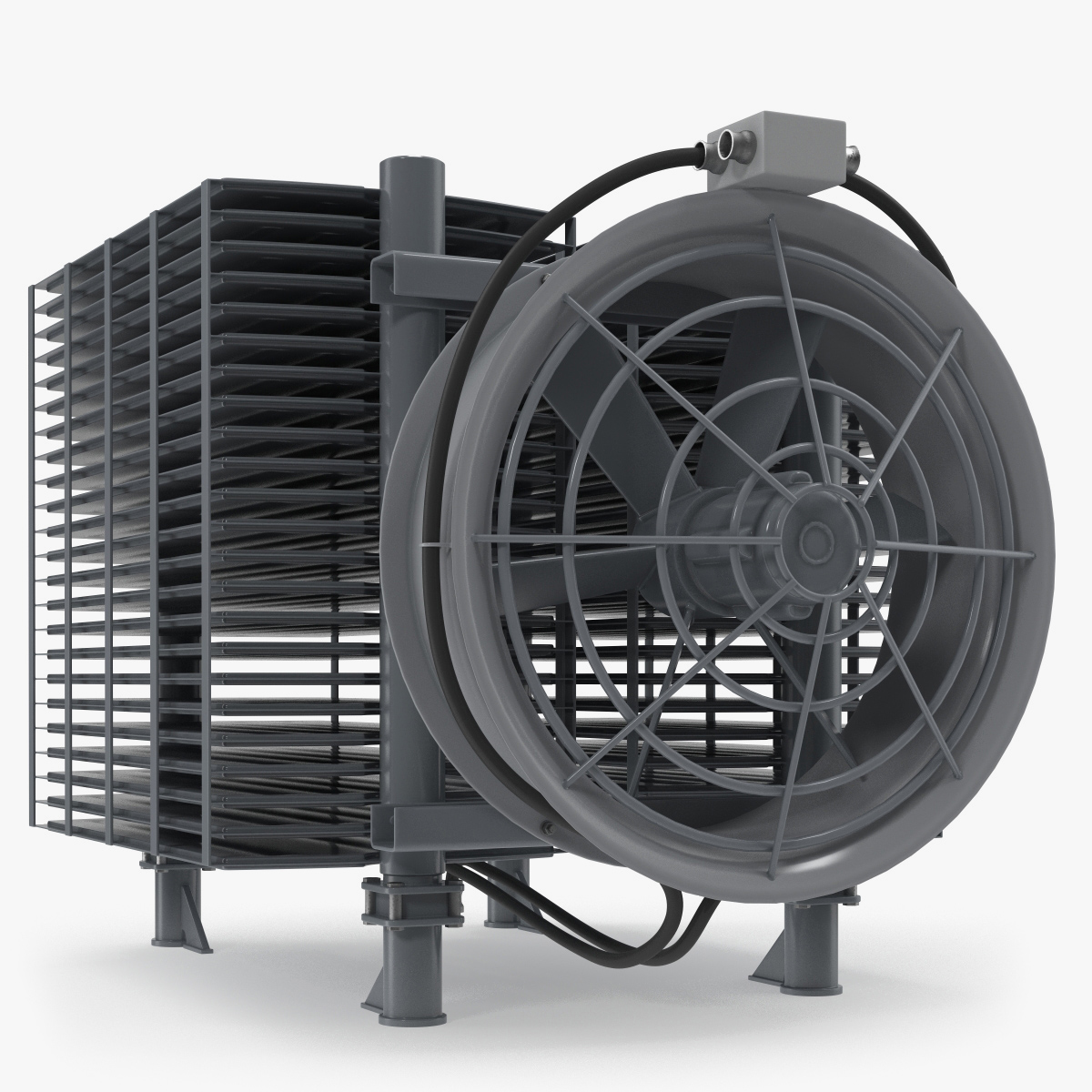 Industrial Radiator Fan, view 3
