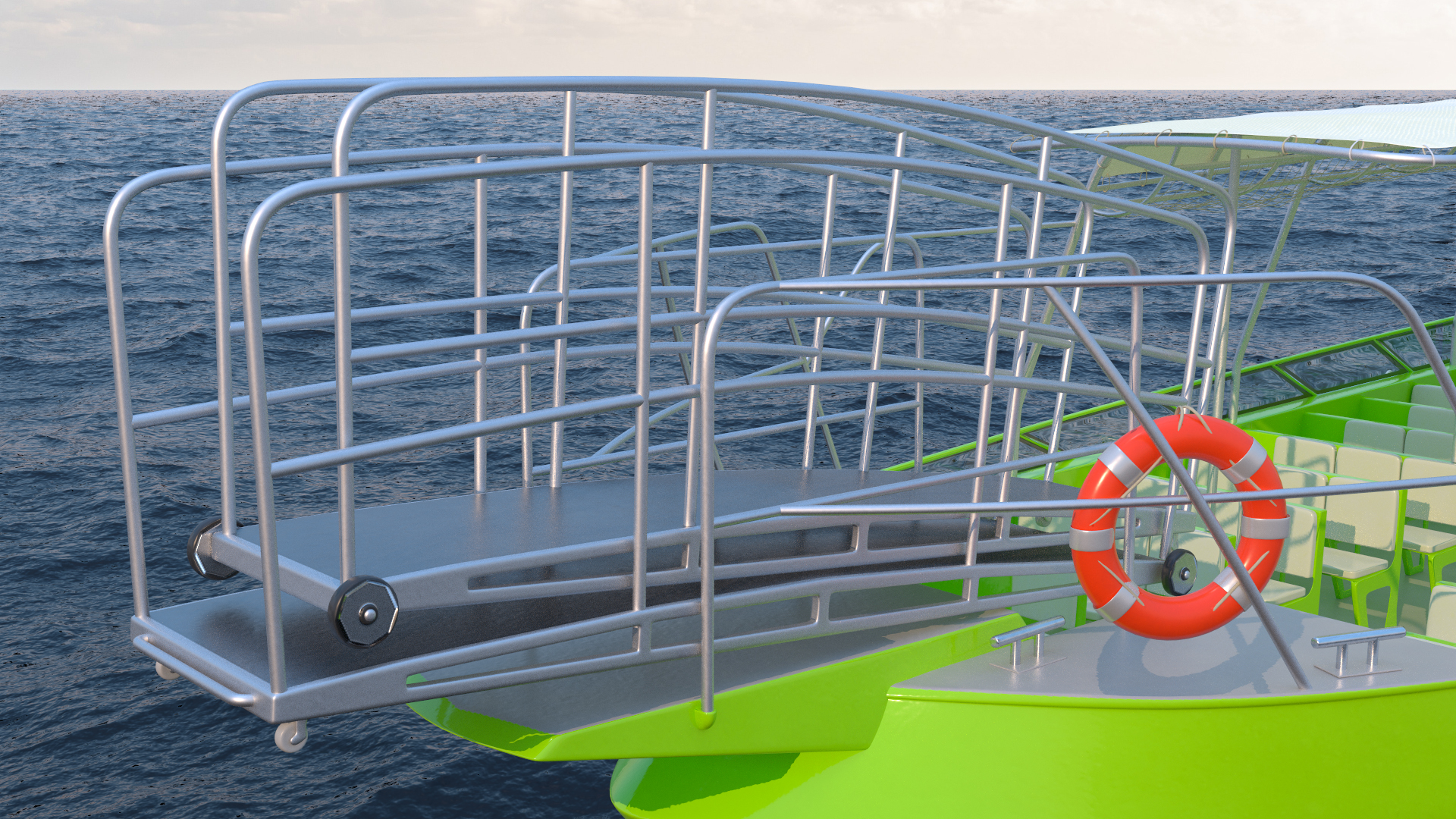 Moggaro 1800 Excursion Boat 3D