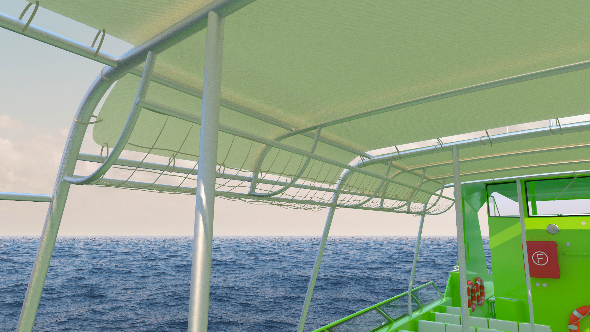 Moggaro 1800 Excursion Boat 3D