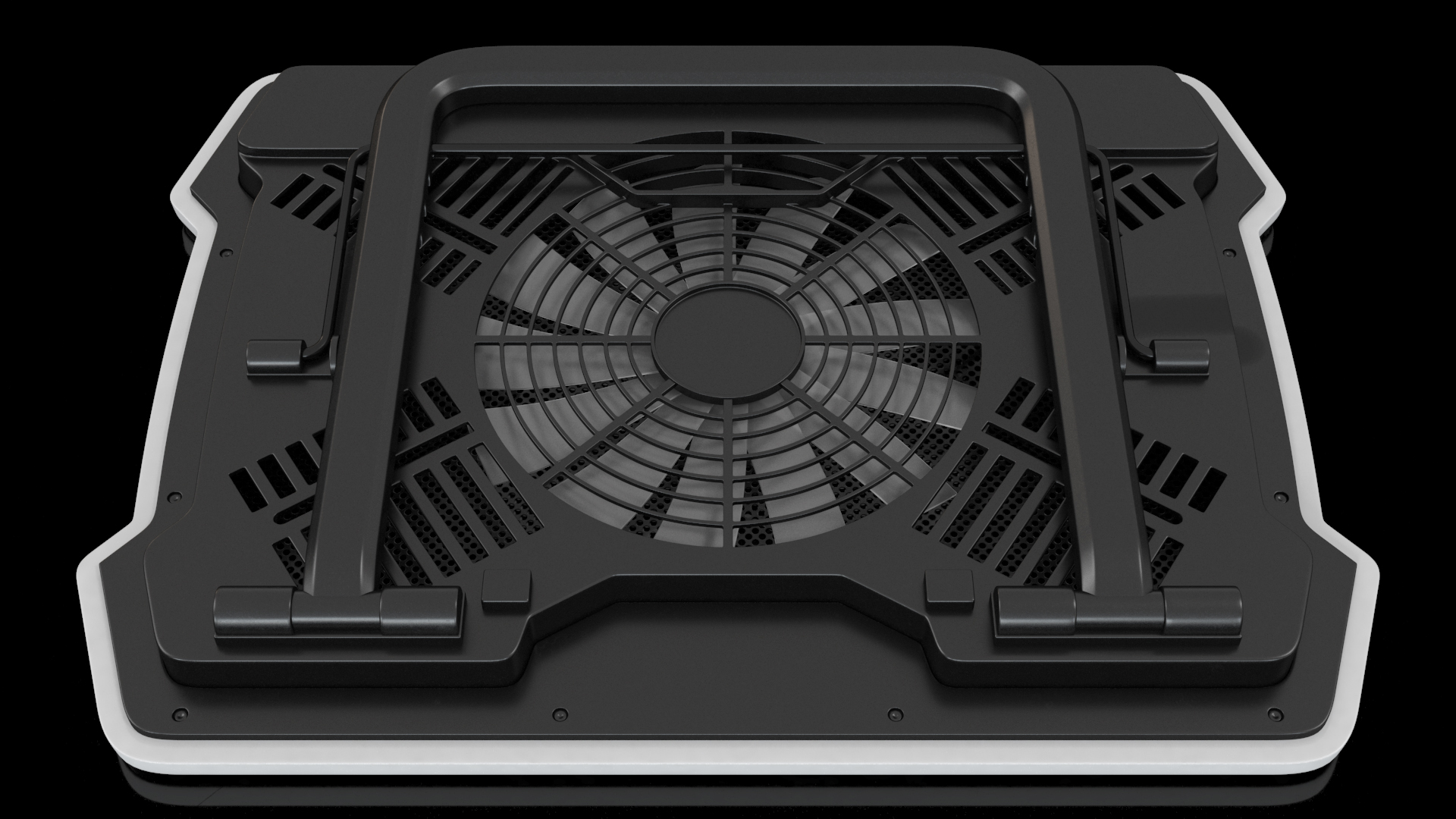 RGB Laptop Cooling Pad Off State 3D