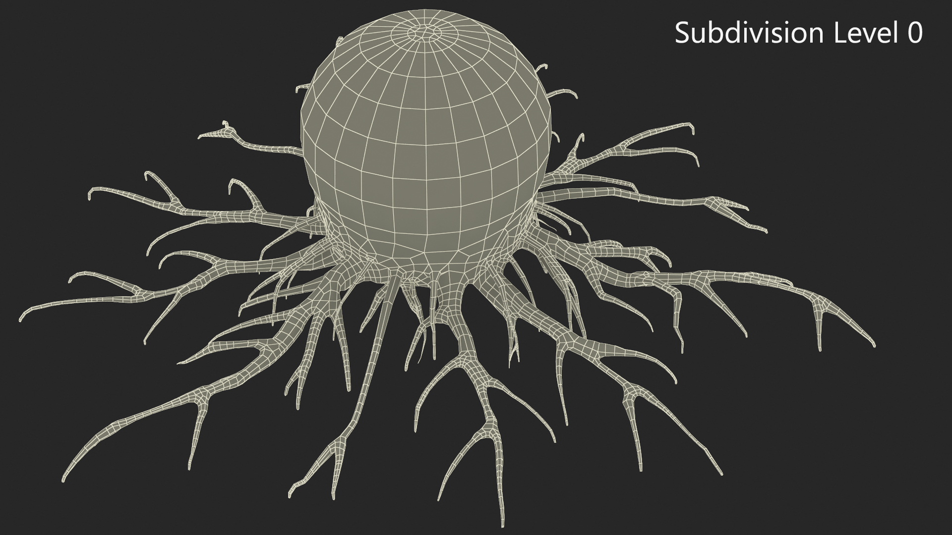 Tumor Cell Red 3D model