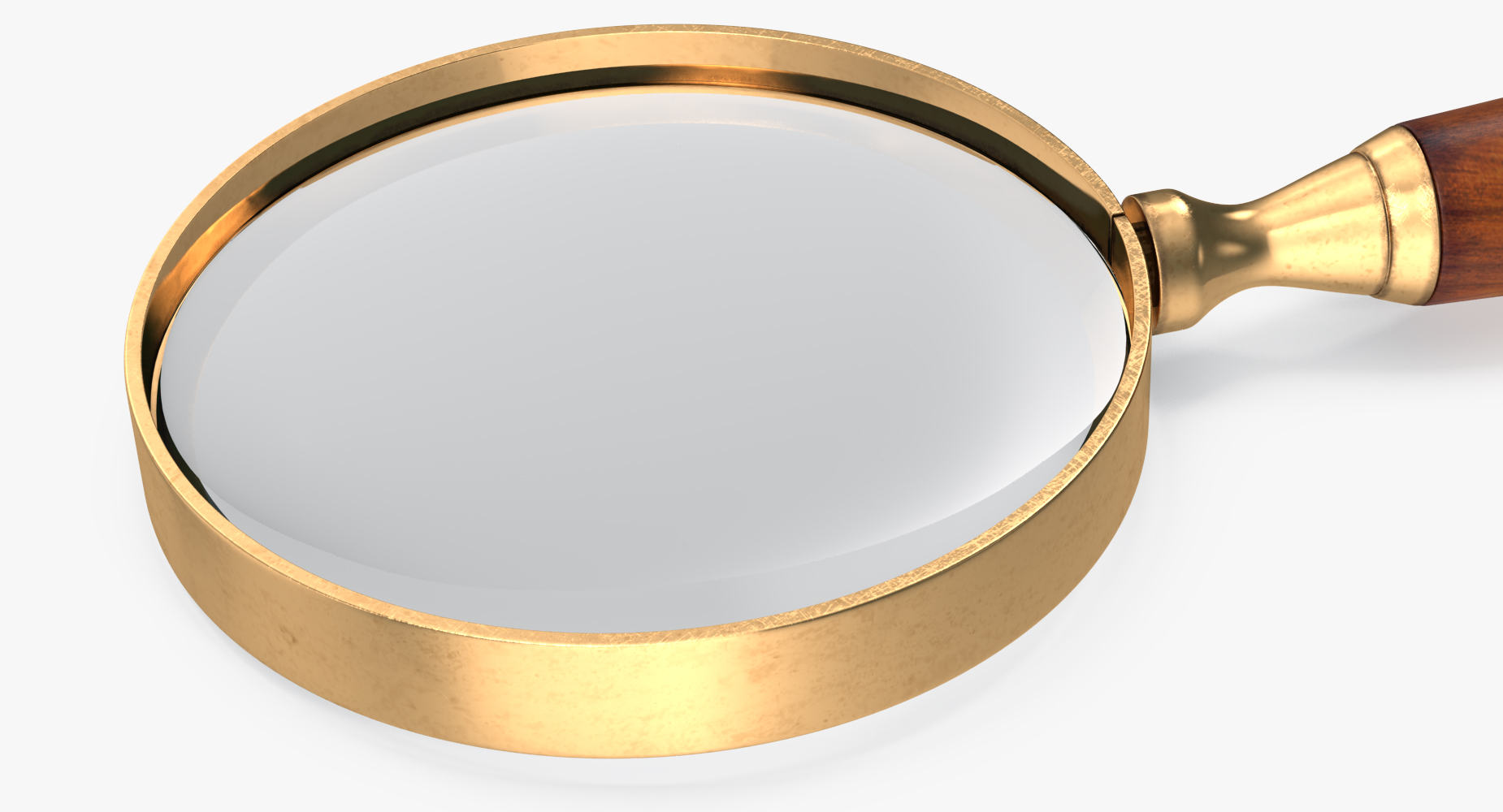 Vintage Magnifying Glass 3D model