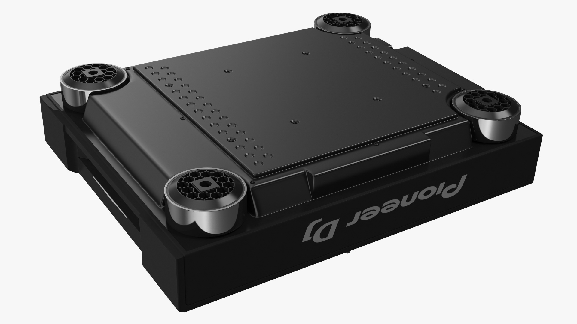 Portable DJ Booth Grey 3D