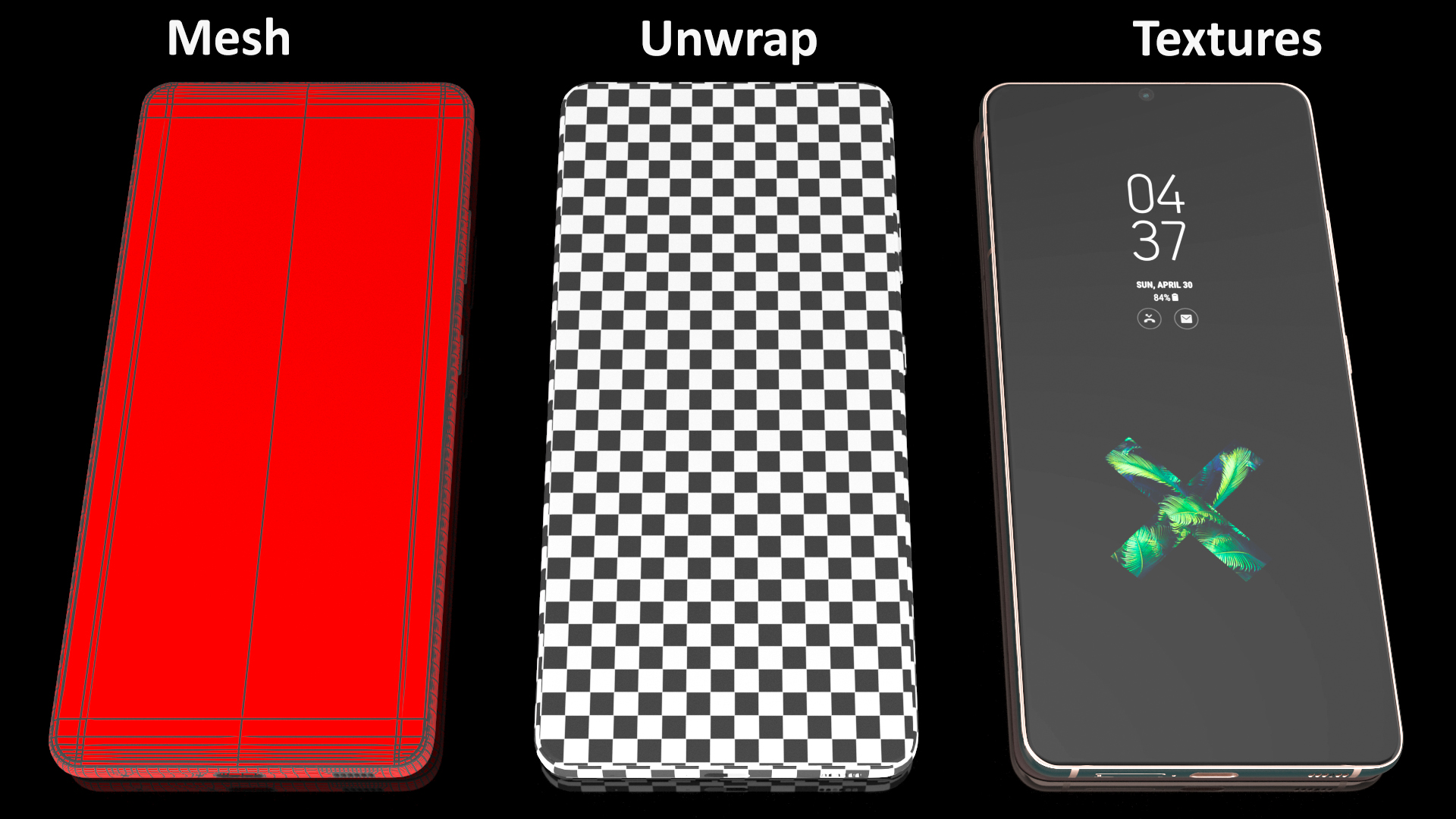 3D Samsung Galaxy S21 Pink model