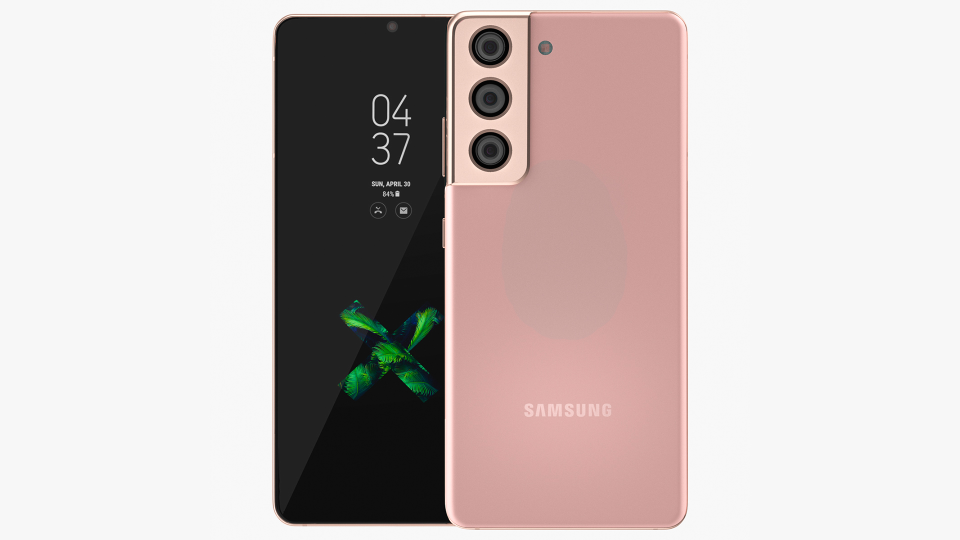 3D Samsung Galaxy S21 Pink model