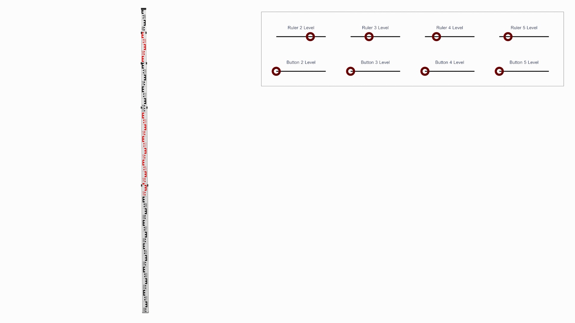 3D model Surveyors Rod Rigged