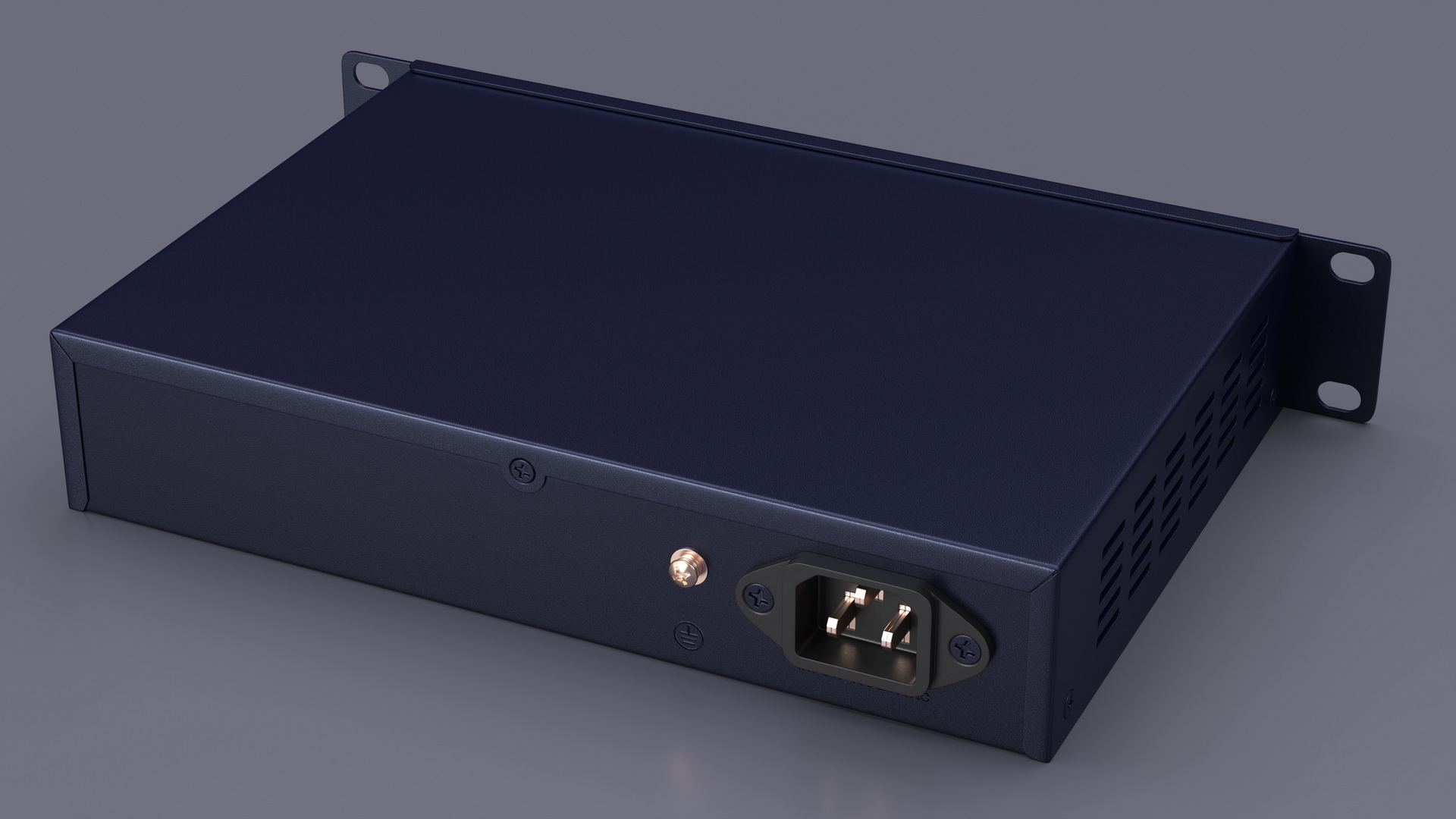 3D Desktop Network Switch 16 Ports Blue