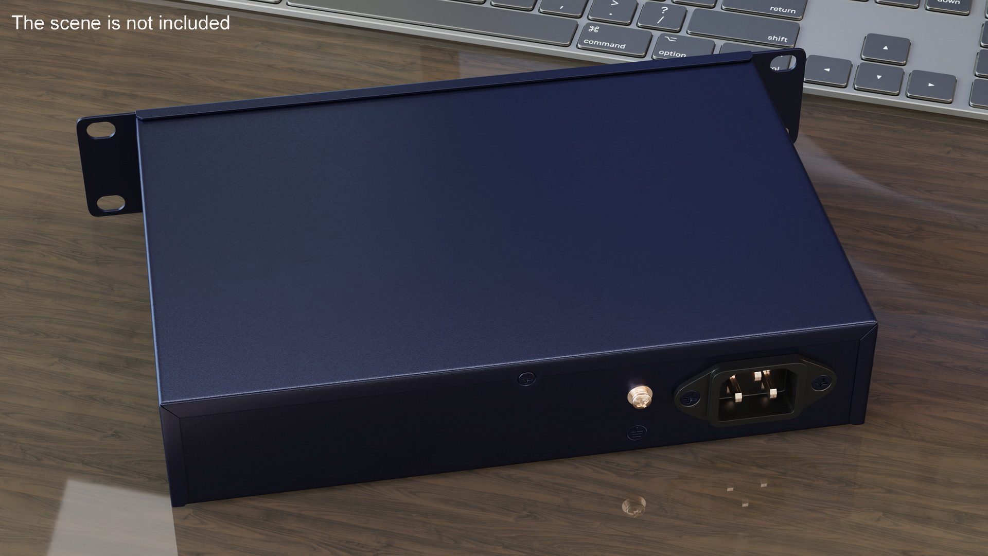 3D Desktop Network Switch 16 Ports Blue
