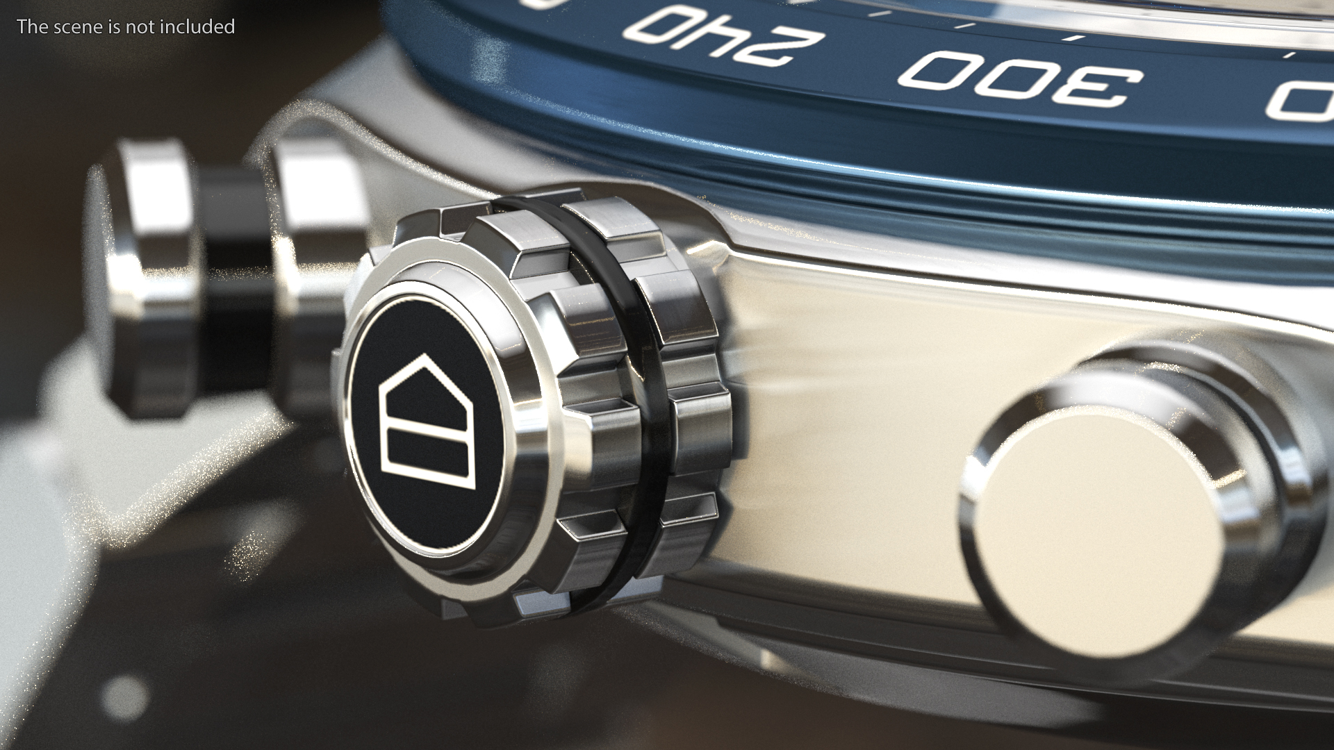 Tag Heuer Carrera Dial Blue 3D