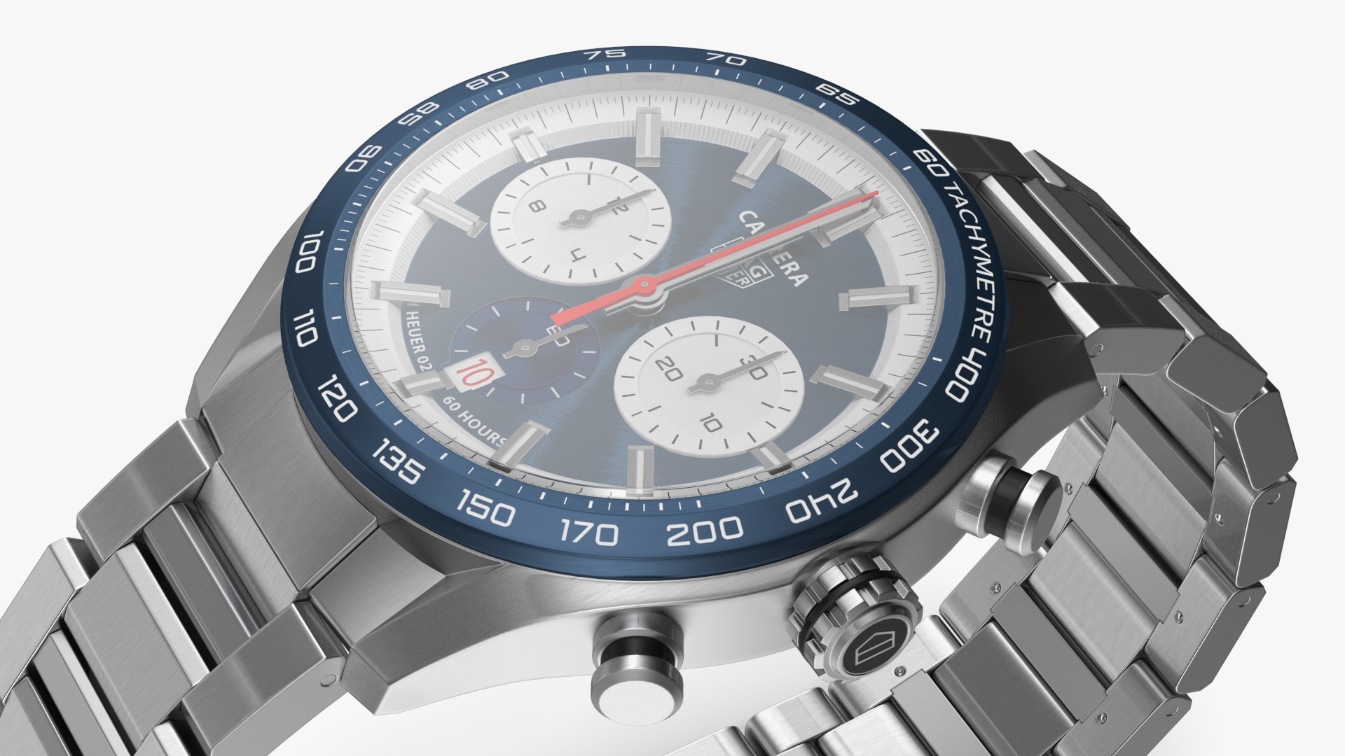 Tag Heuer Carrera Dial Blue 3D