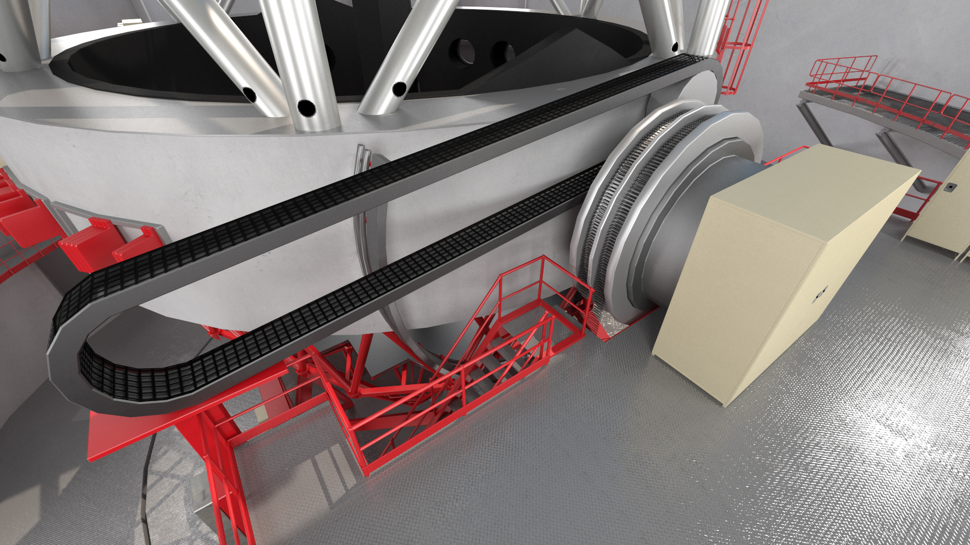 3D Dome Telescope Rigged