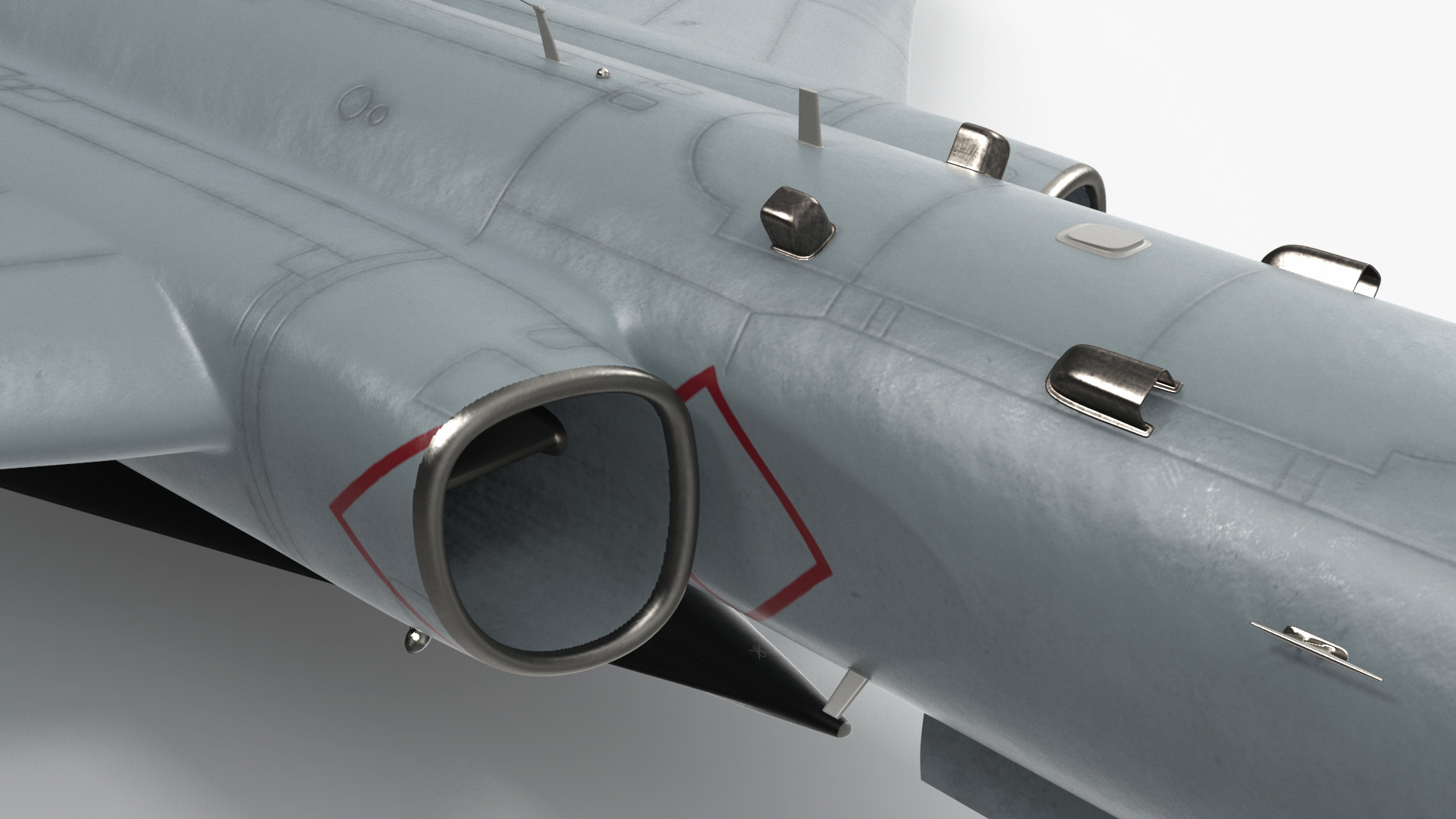 Xian H-6 China Strategic Bomber with Reconnaissance Drone 3D