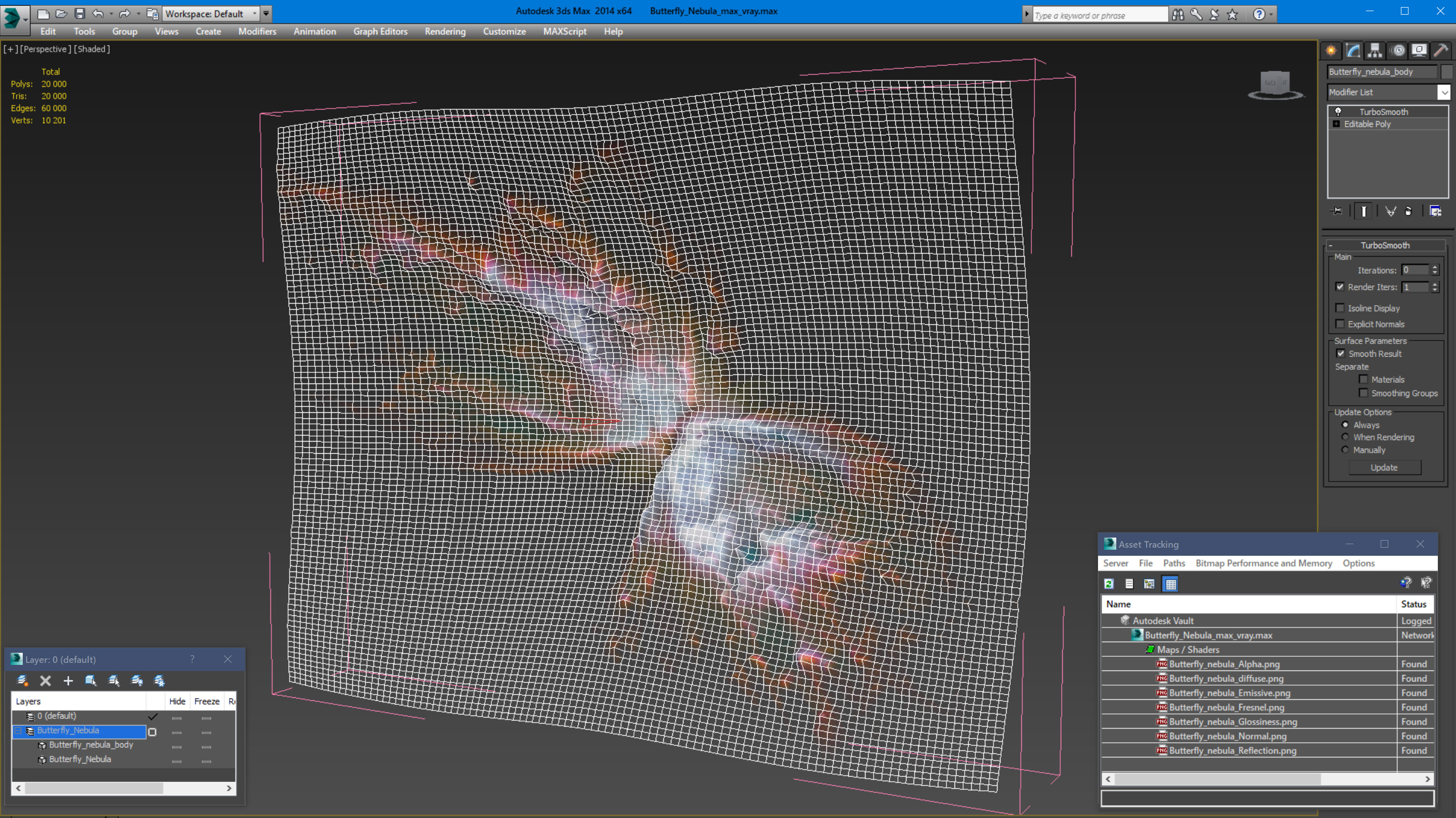 3D Butterfly Nebula