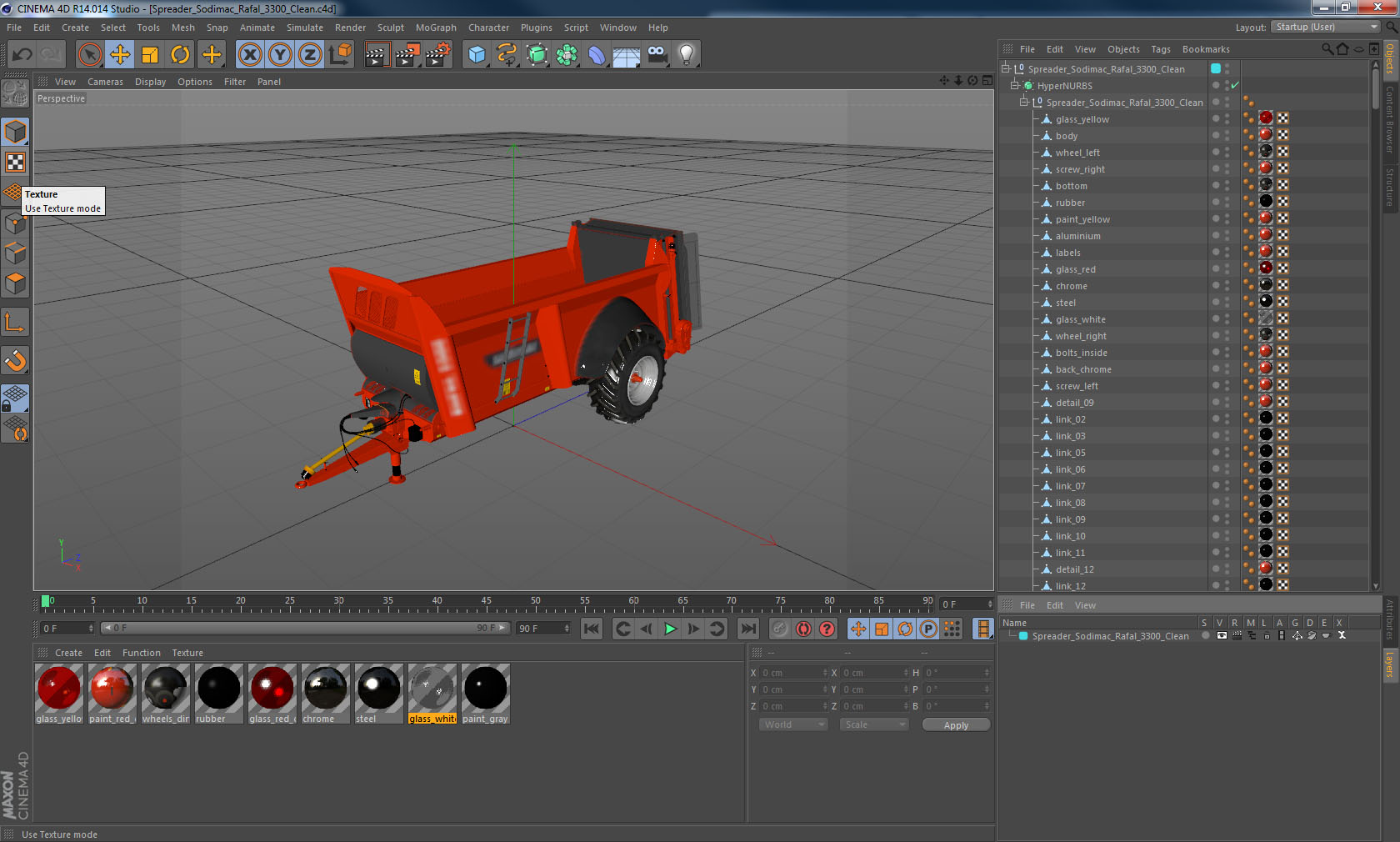 3D Spreader Sodimac Rafal 3300 Clean model