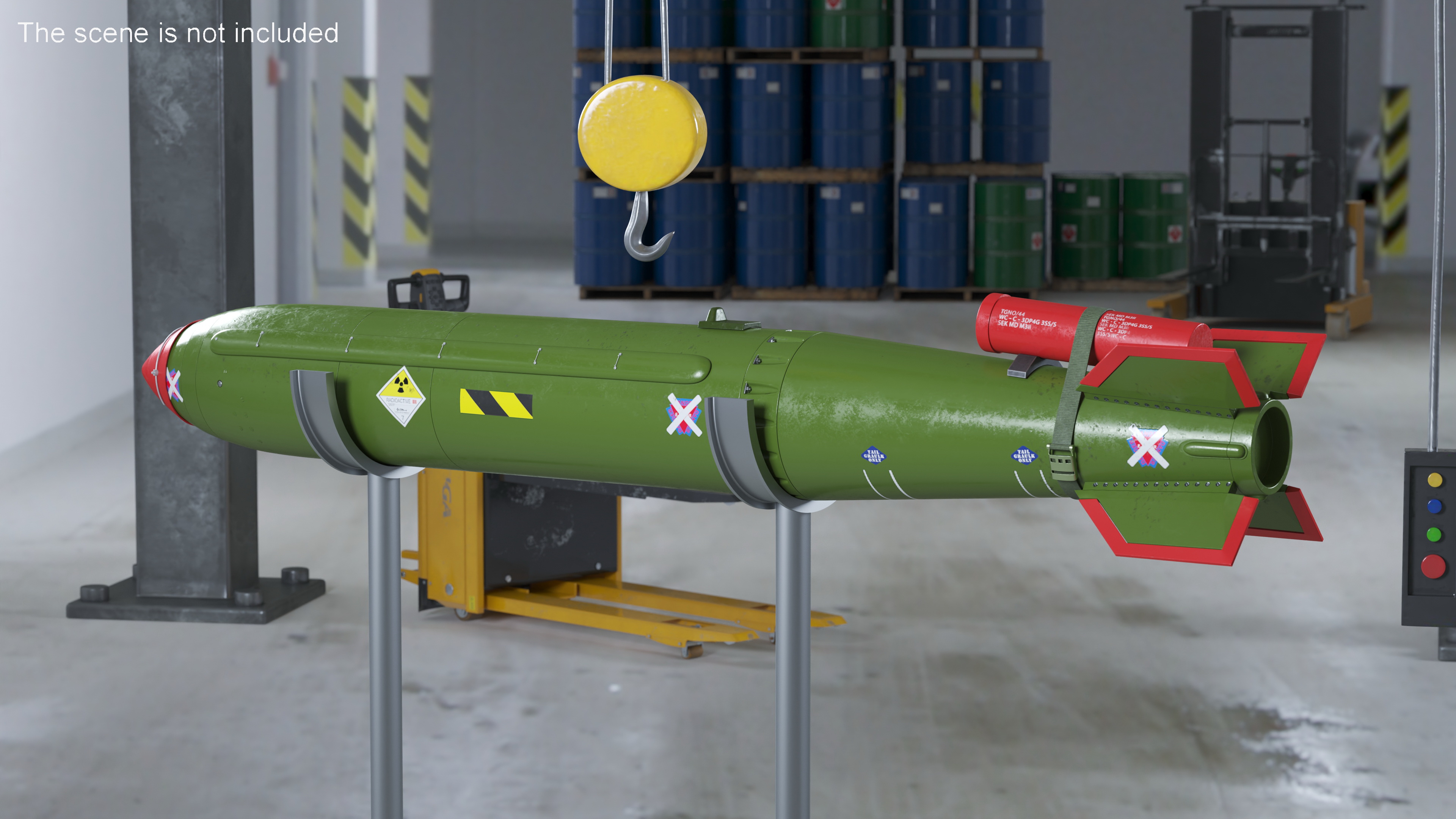 3D Nuclear Bomb WE177 model