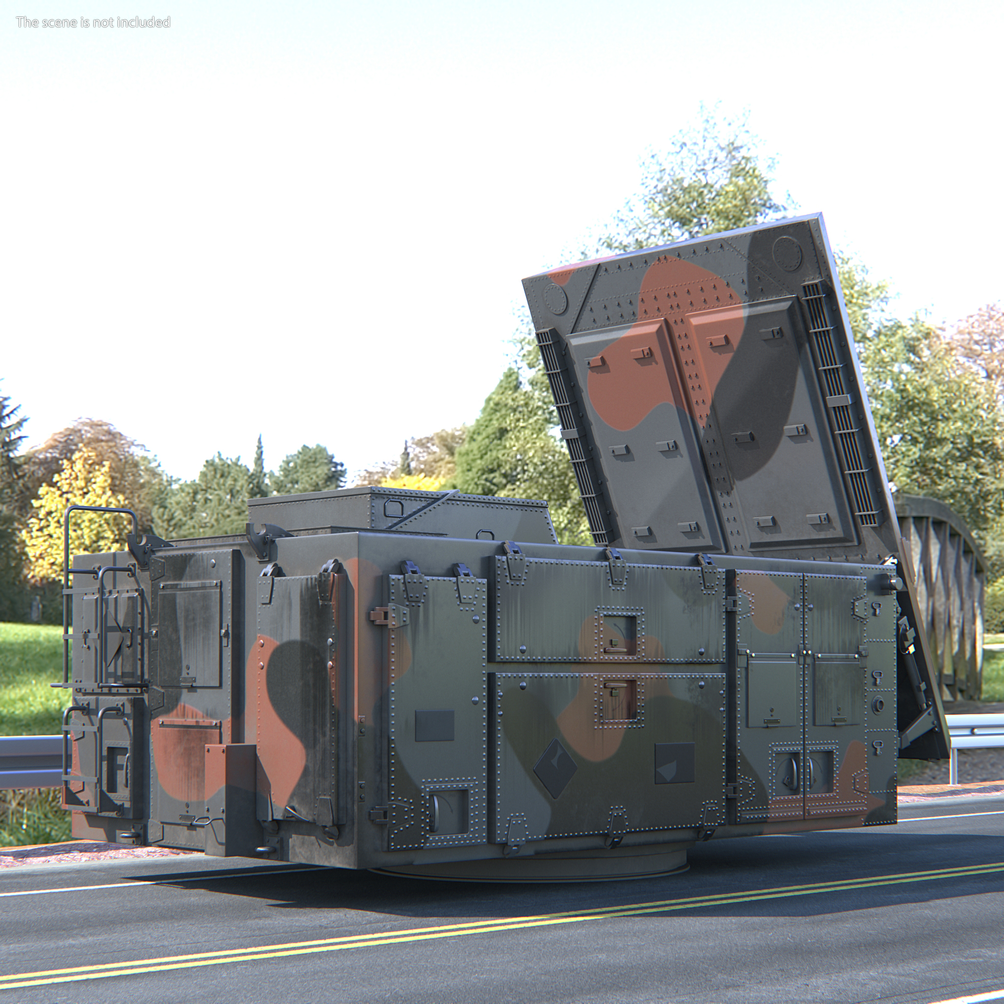 Patriot MPQ53 Radar Camo 3D model