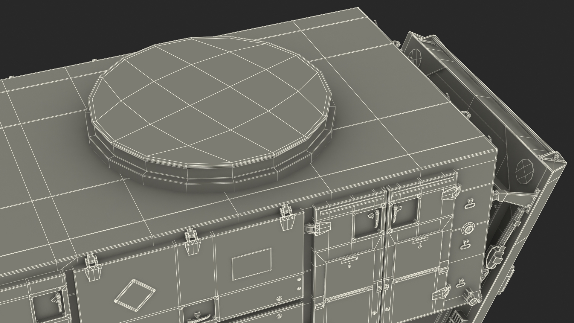 Patriot MPQ53 Radar Camo 3D model