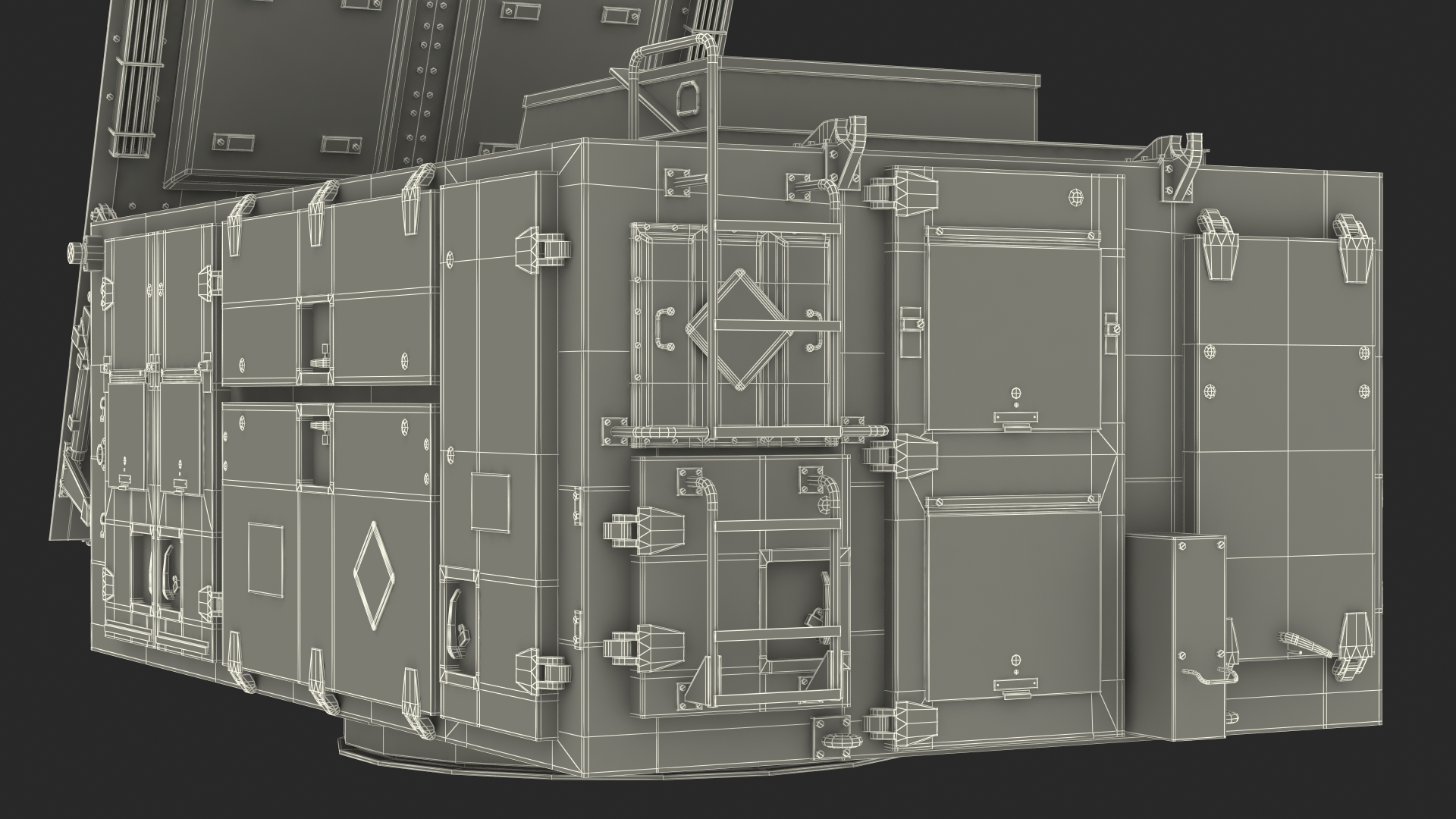 Patriot MPQ53 Radar Camo 3D model