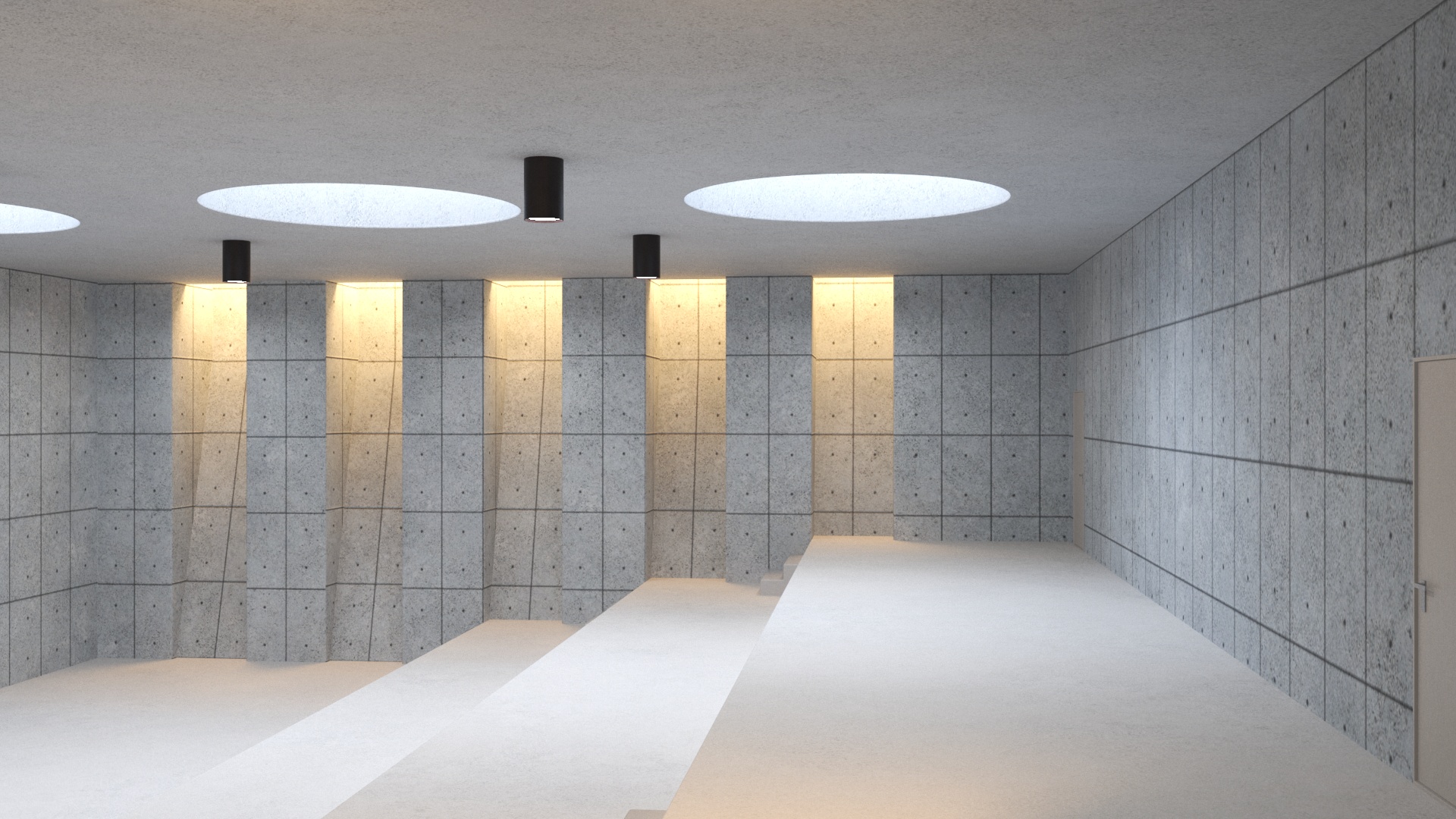 Empty Assembly Hall 3D model