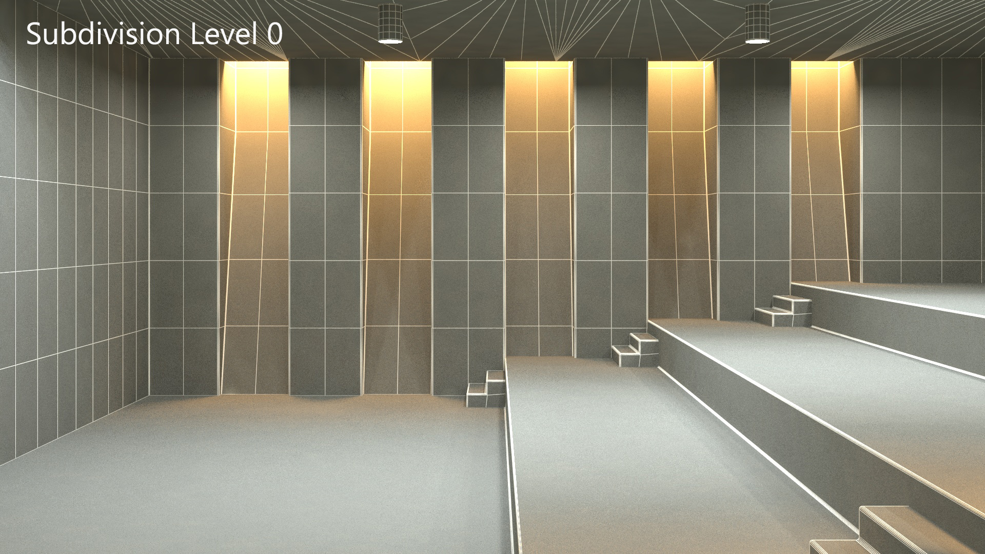 Empty Assembly Hall 3D model