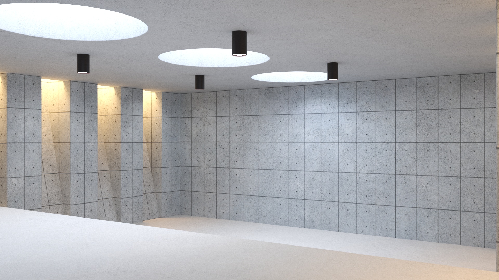 Empty Assembly Hall 3D model