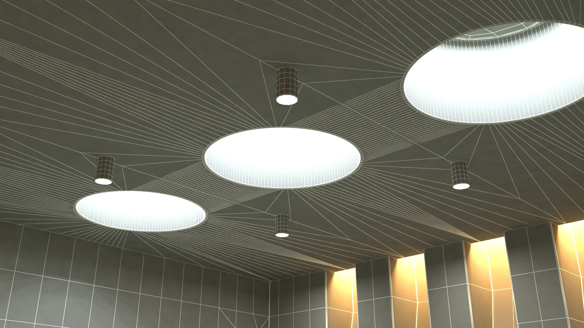 Empty Assembly Hall 3D model