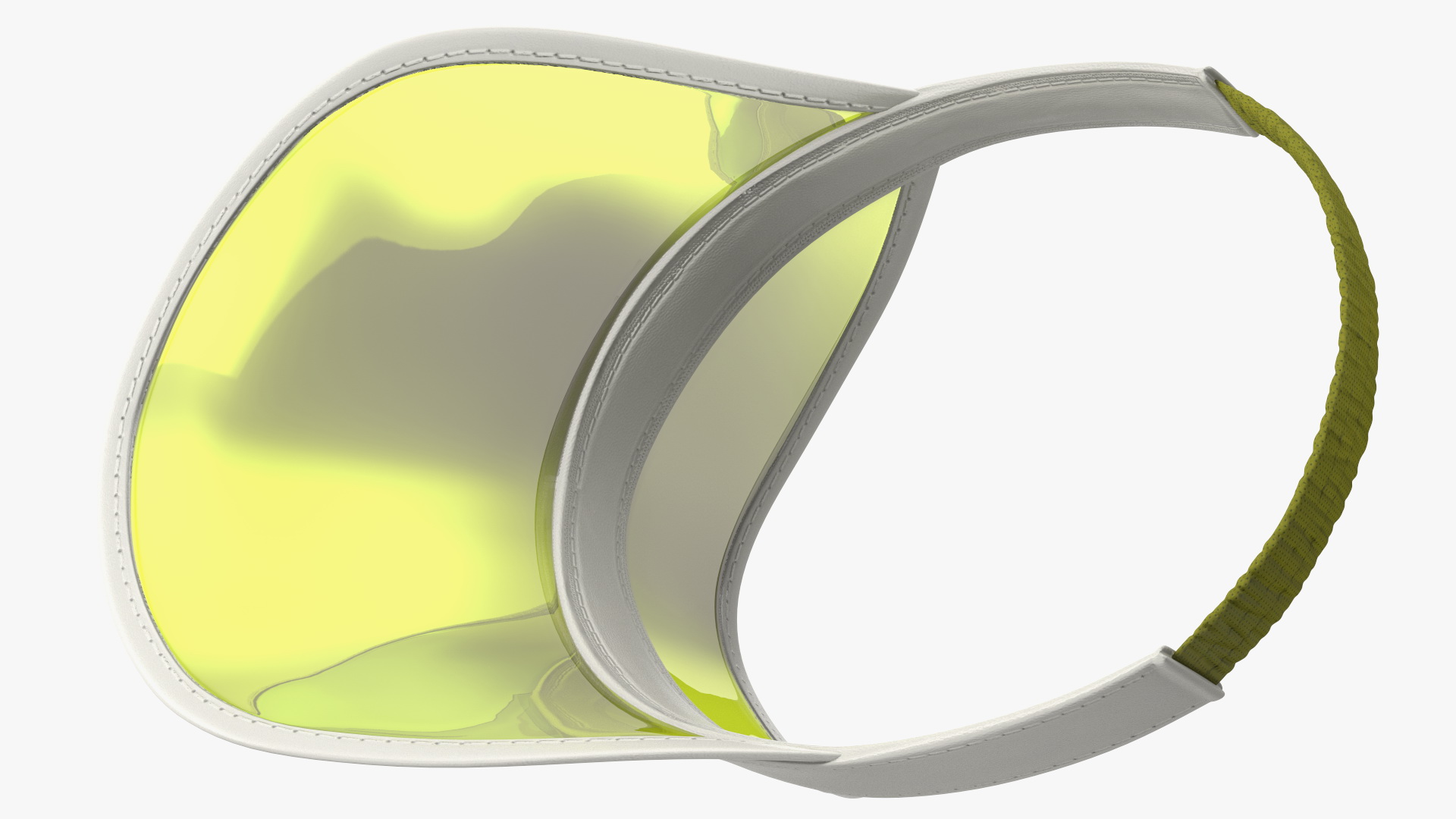 3D Clear Colored Plastic Sun Visor