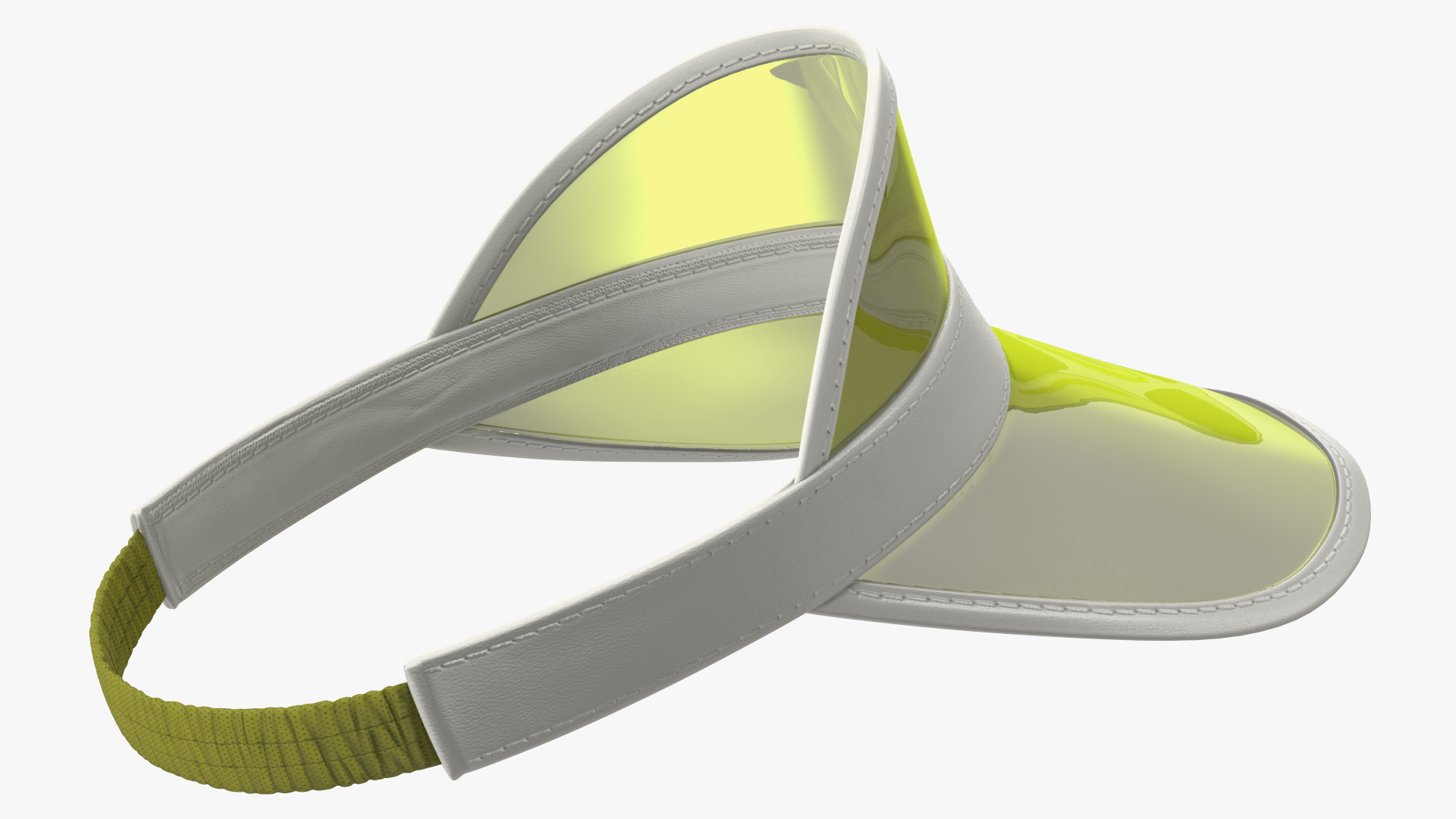 3D Clear Colored Plastic Sun Visor