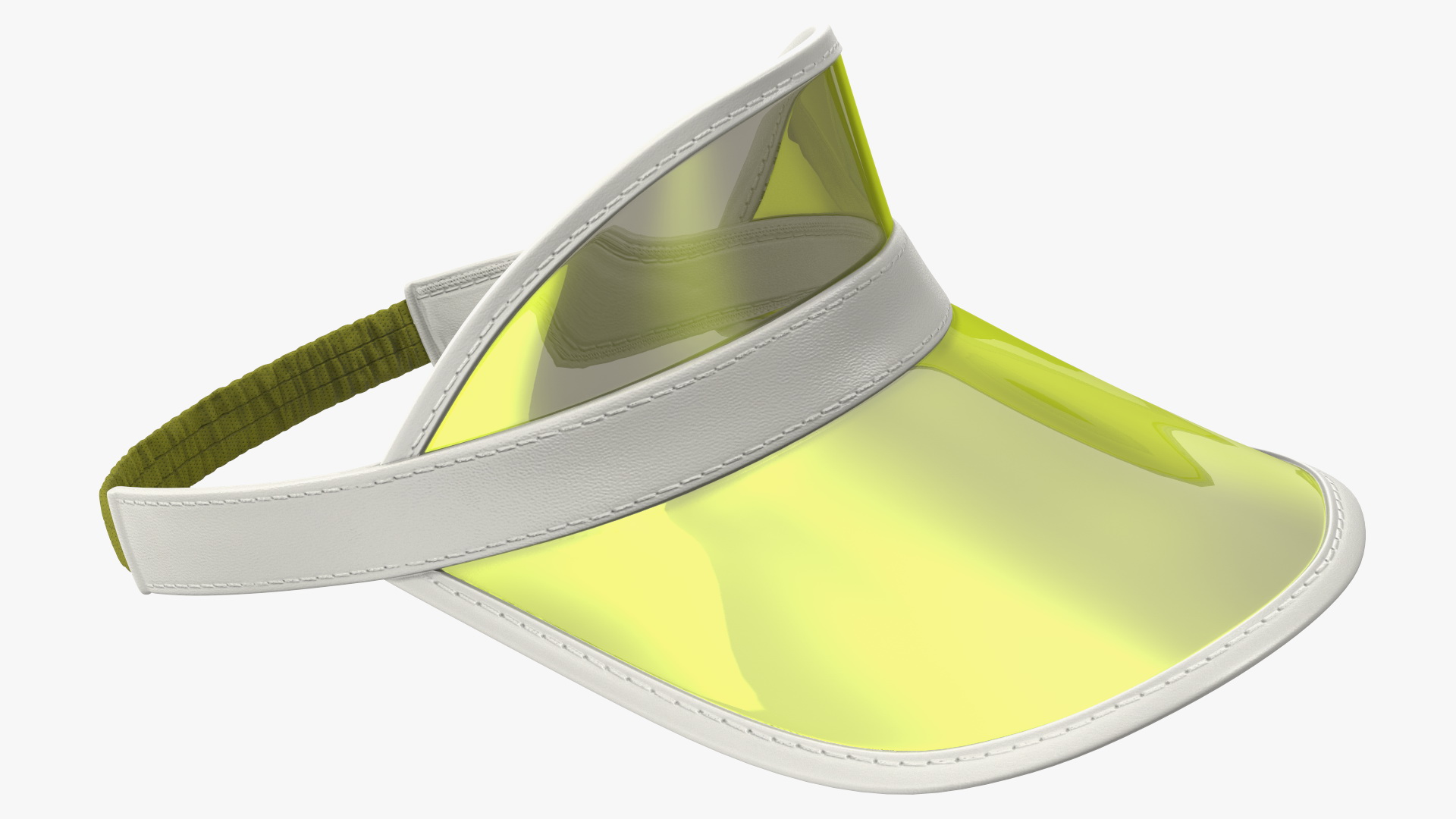 3D Clear Colored Plastic Sun Visor