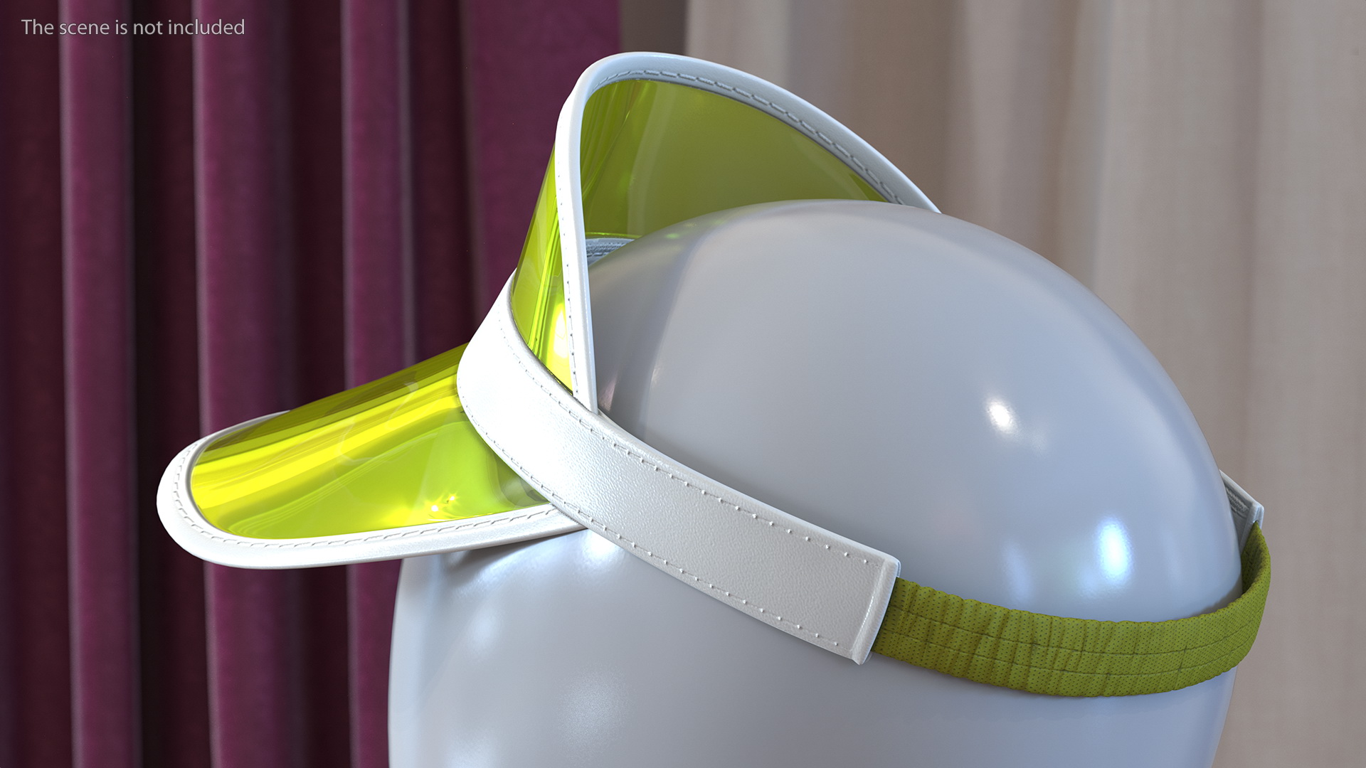 3D Clear Colored Plastic Sun Visor