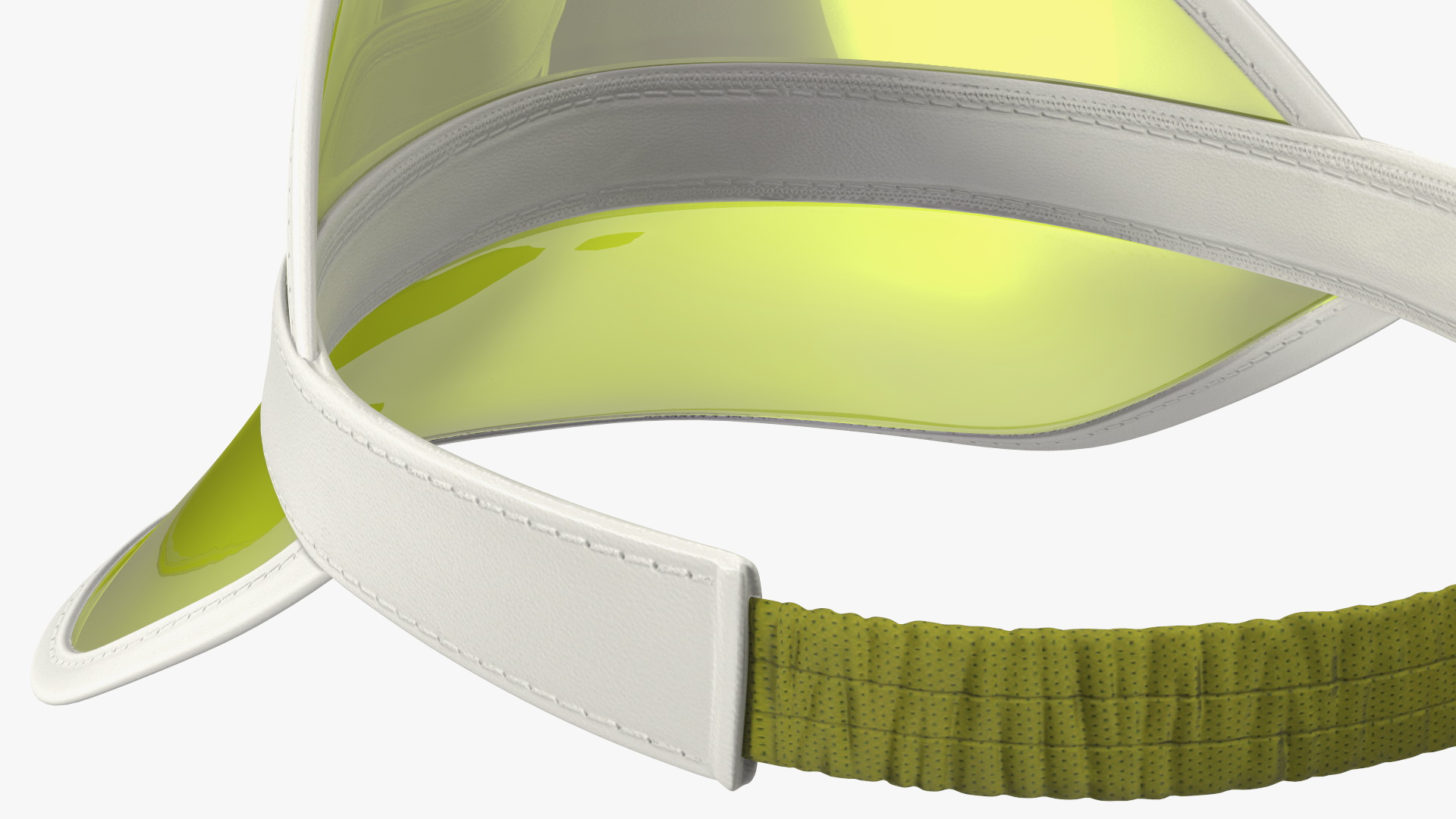 3D Clear Colored Plastic Sun Visor