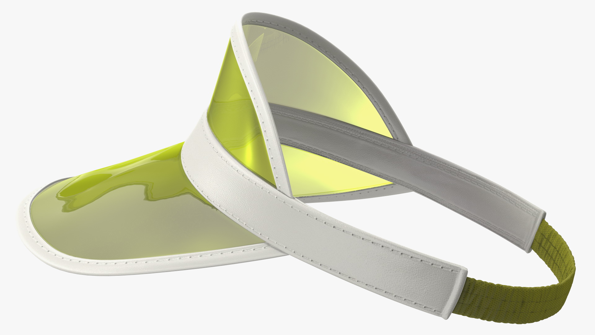 3D Clear Colored Plastic Sun Visor