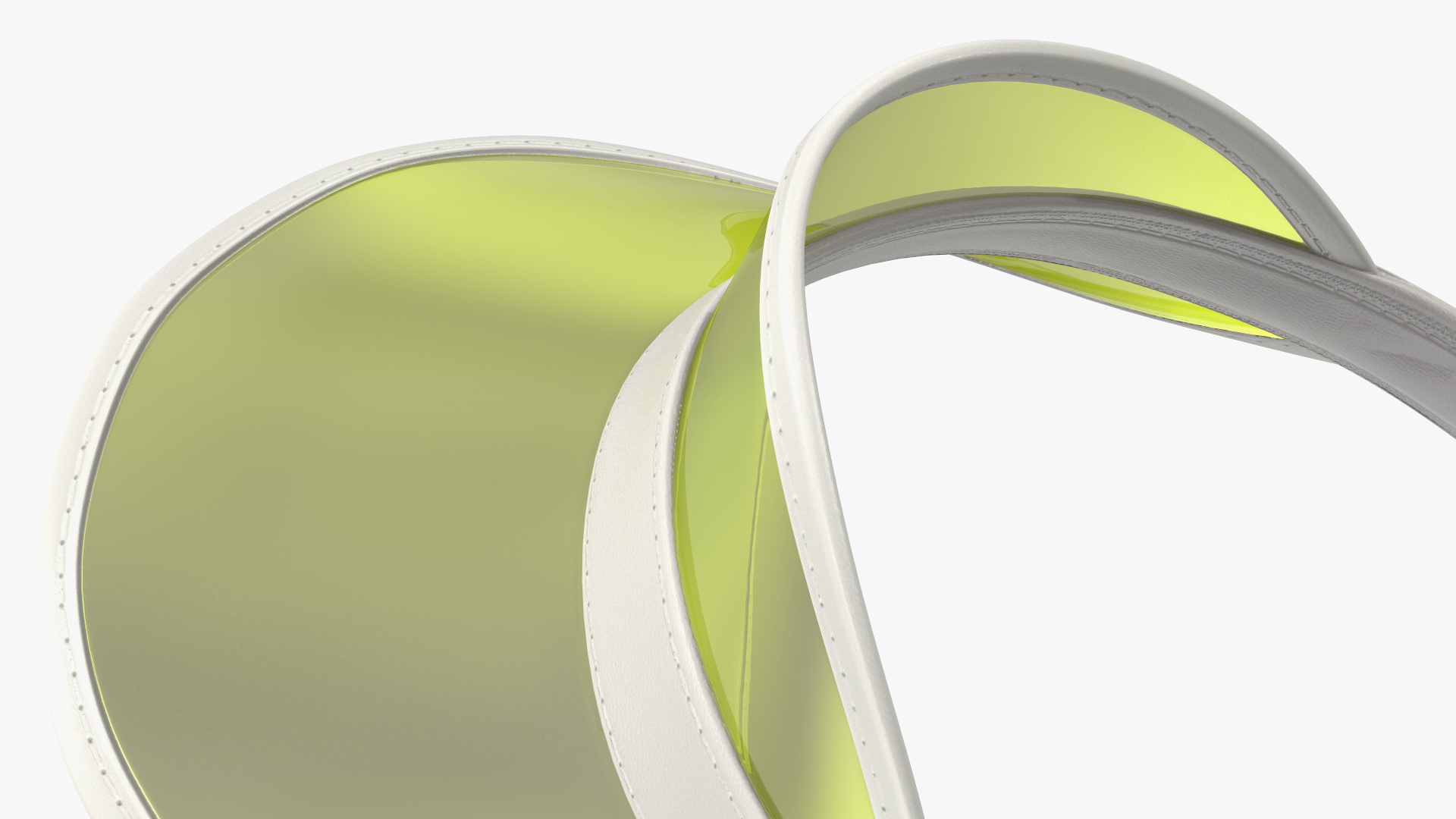 3D Clear Colored Plastic Sun Visor