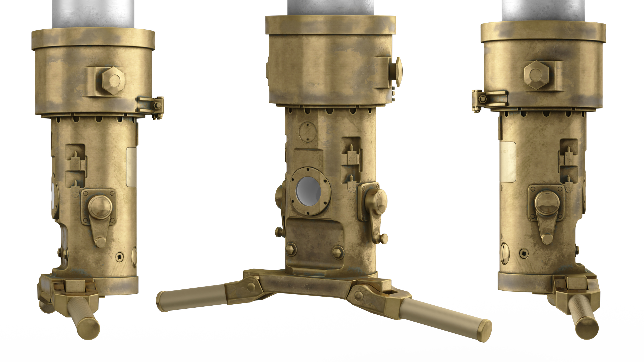3D model Retro Submarine Periscope